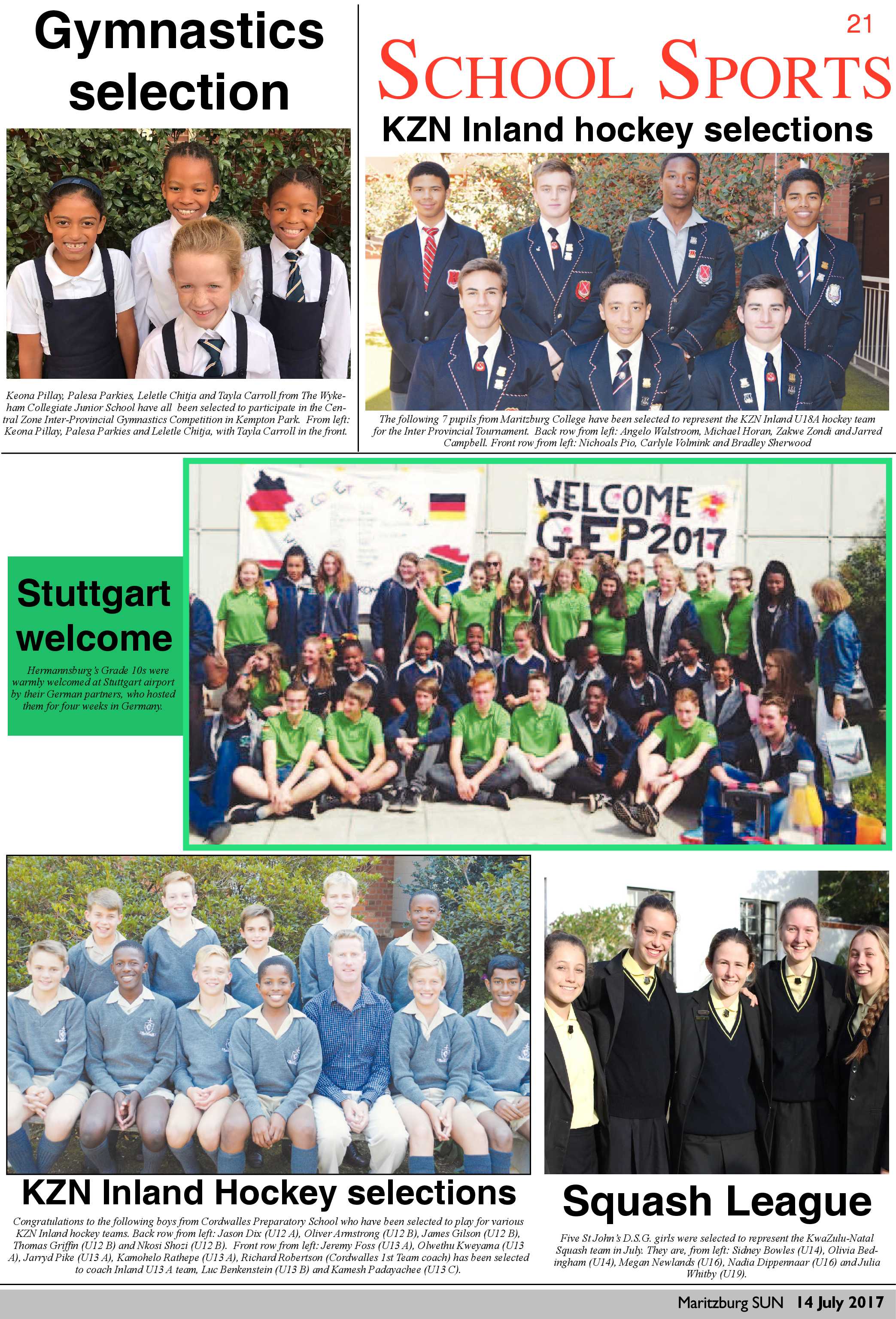 Maritzburg Sun 14-07-2017 page 21