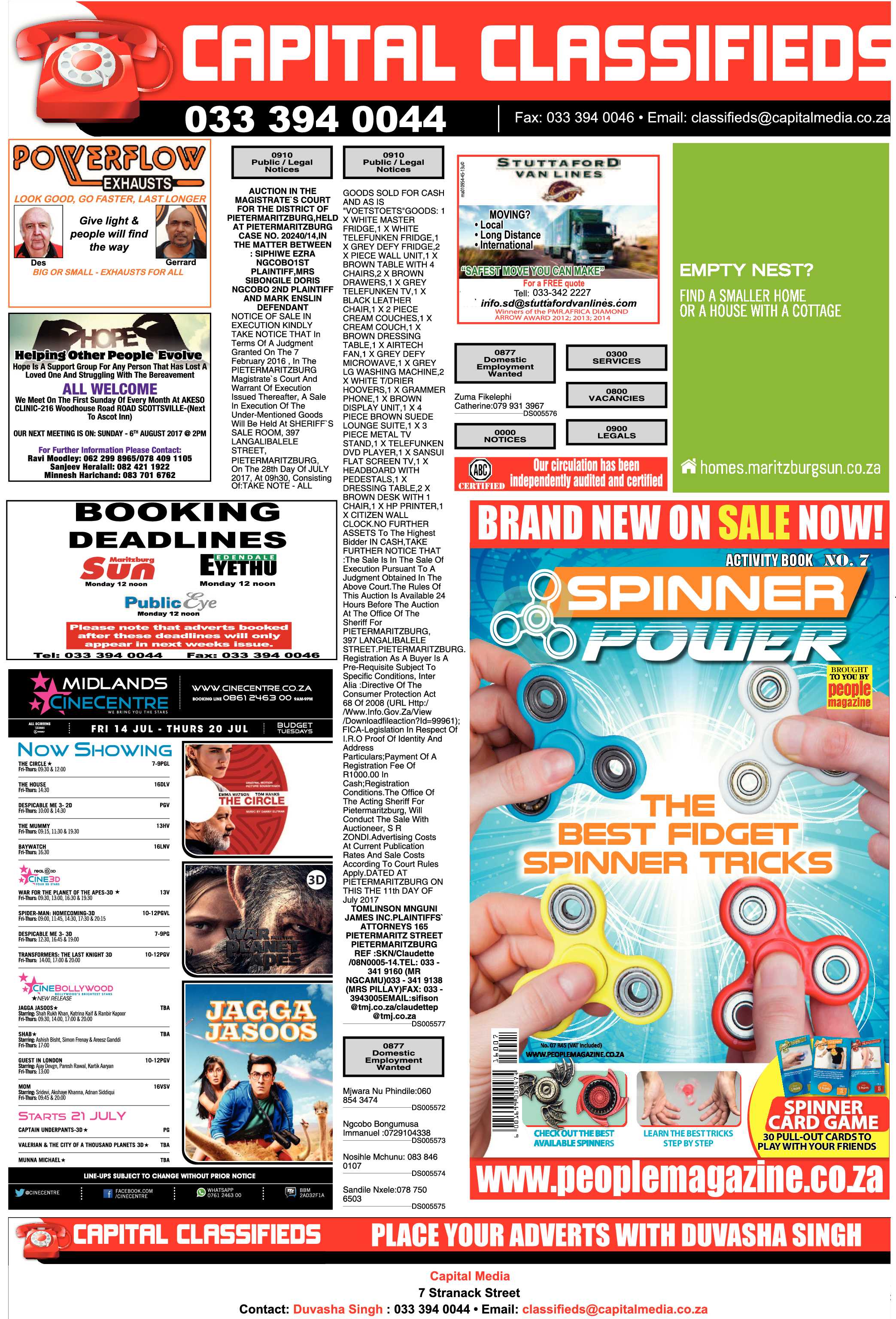 Maritzburg Sun 14-07-2017 page 22