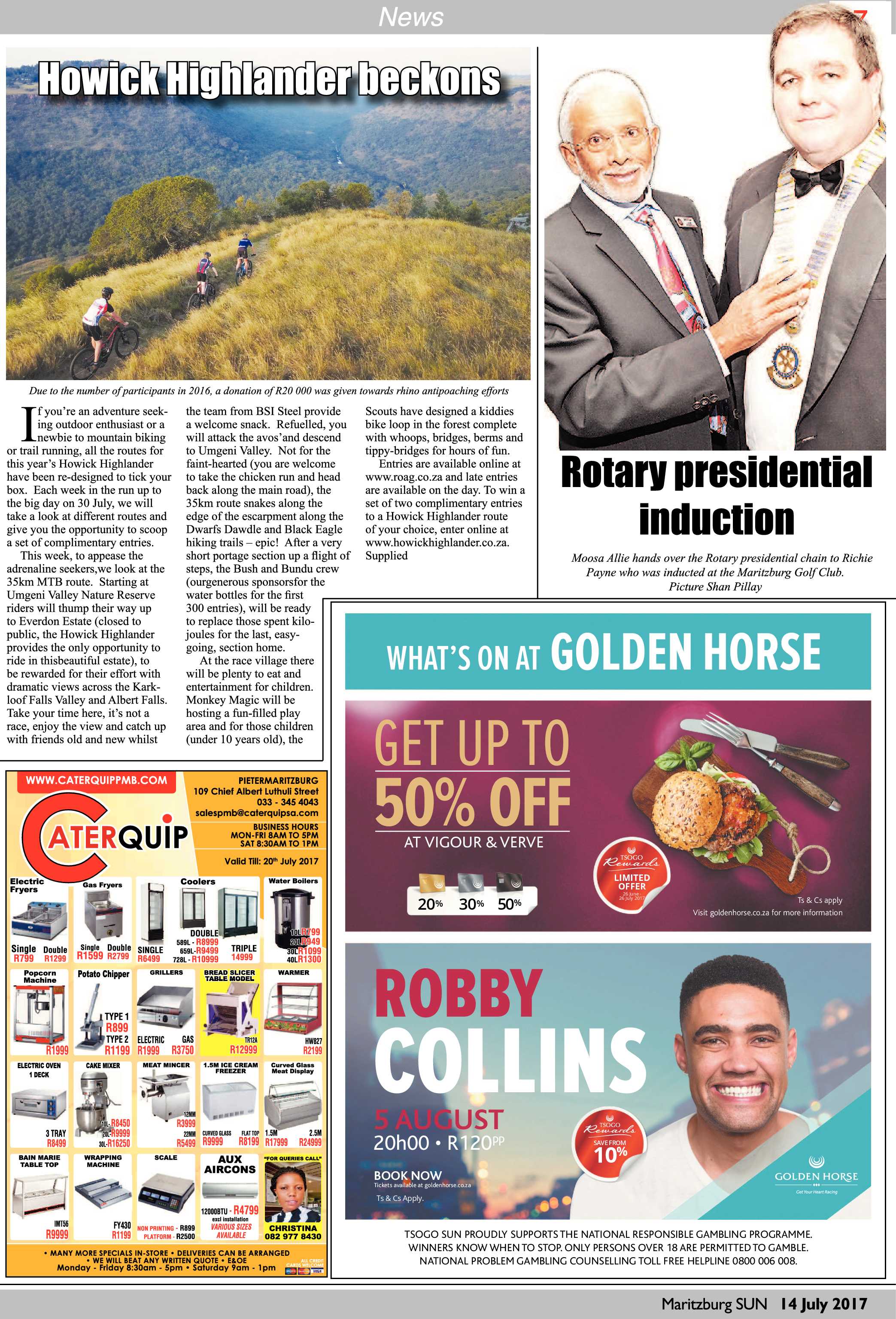 Maritzburg Sun 14-07-2017 page 7