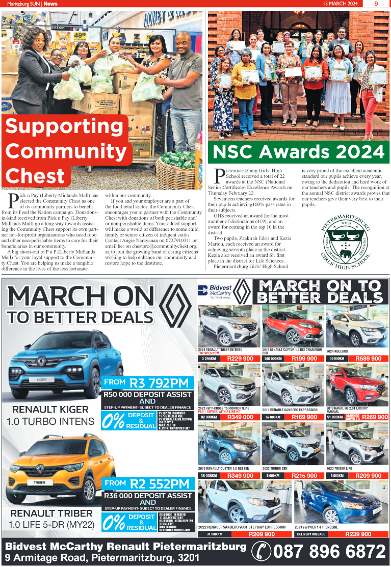 Maritzburg Sun 15.03.24 e-Edition page 17