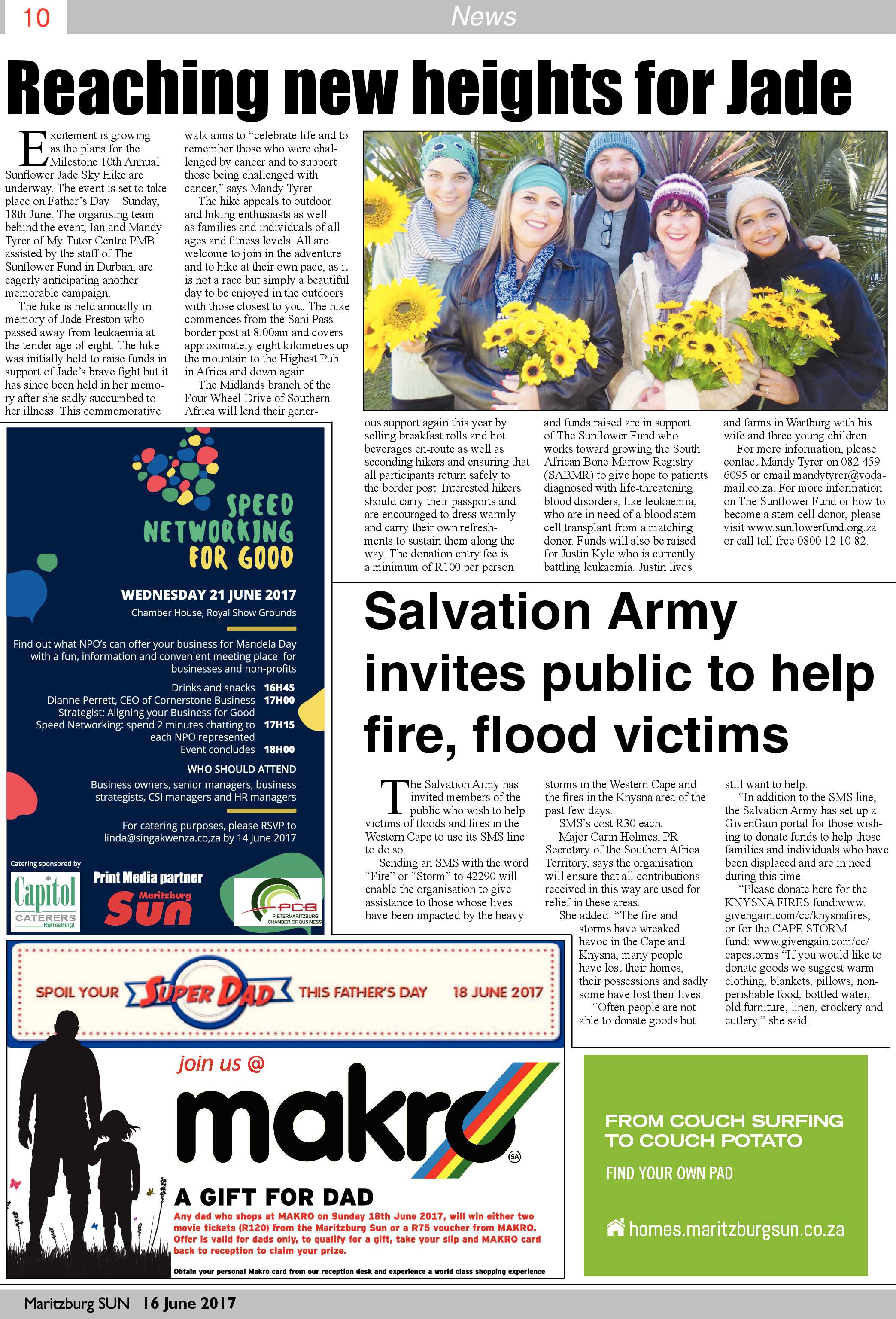 Maritzburg Sun 16-06-2017 page 10
