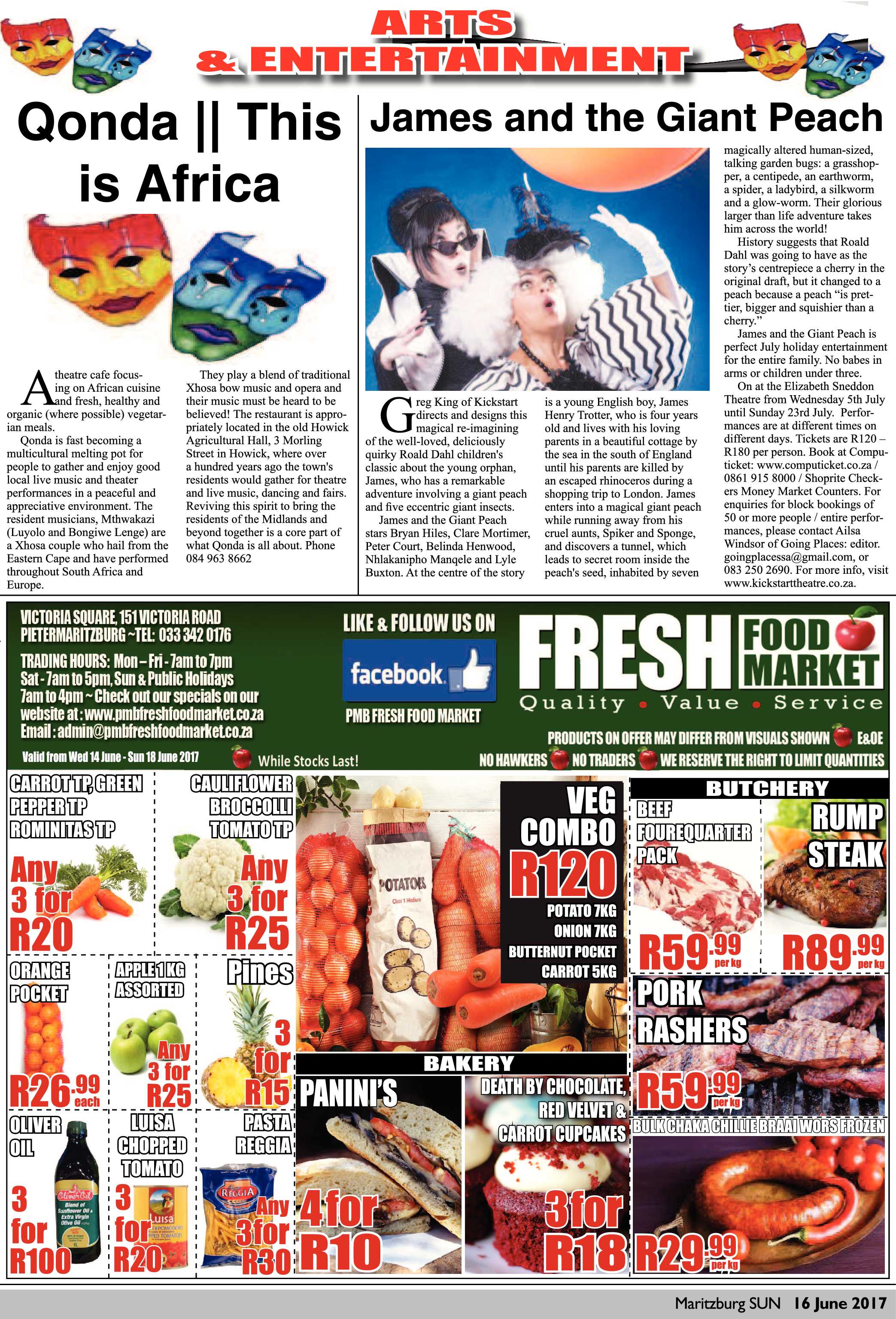 Maritzburg Sun 16-06-2017 page 13