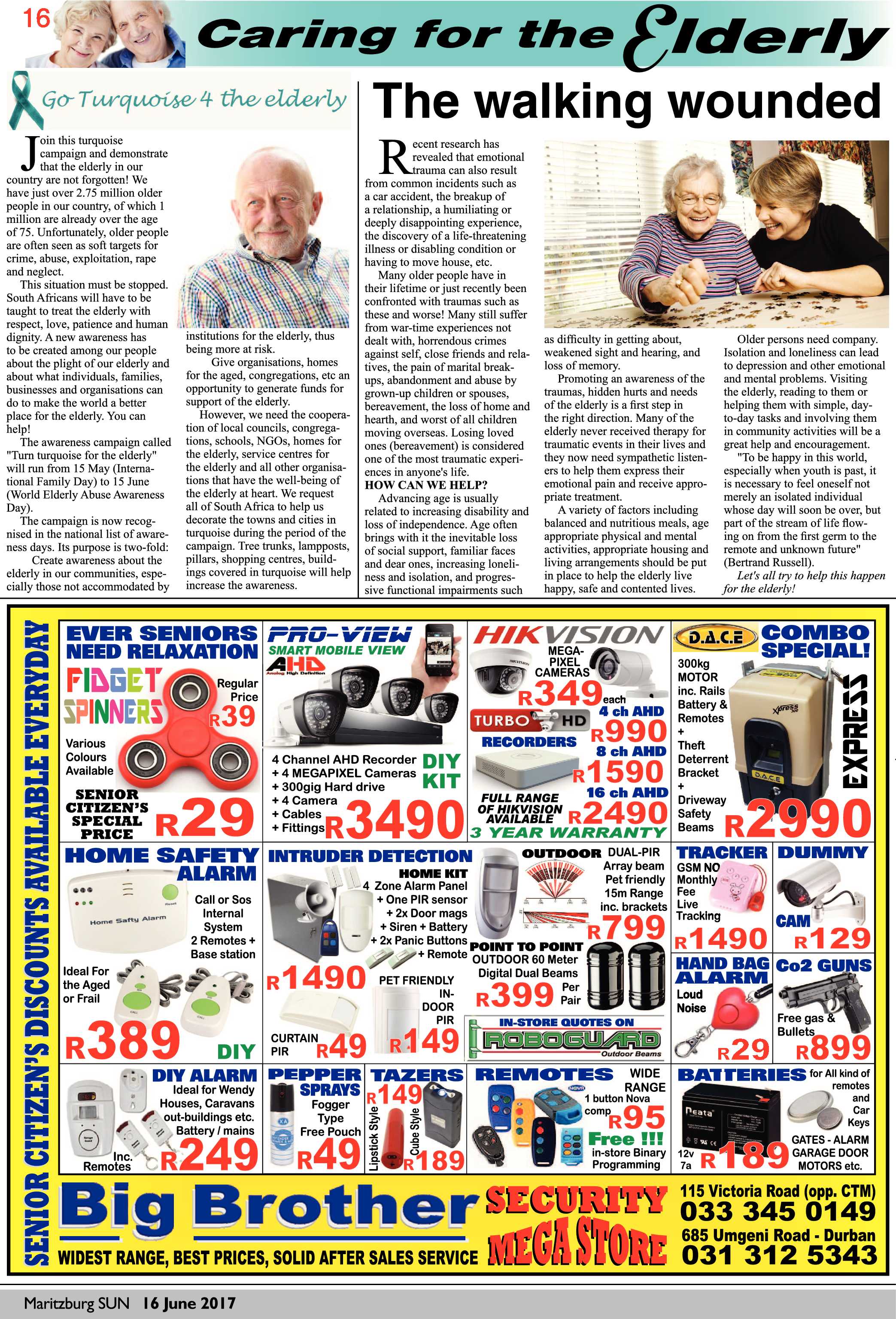 Maritzburg Sun 16-06-2017 page 16