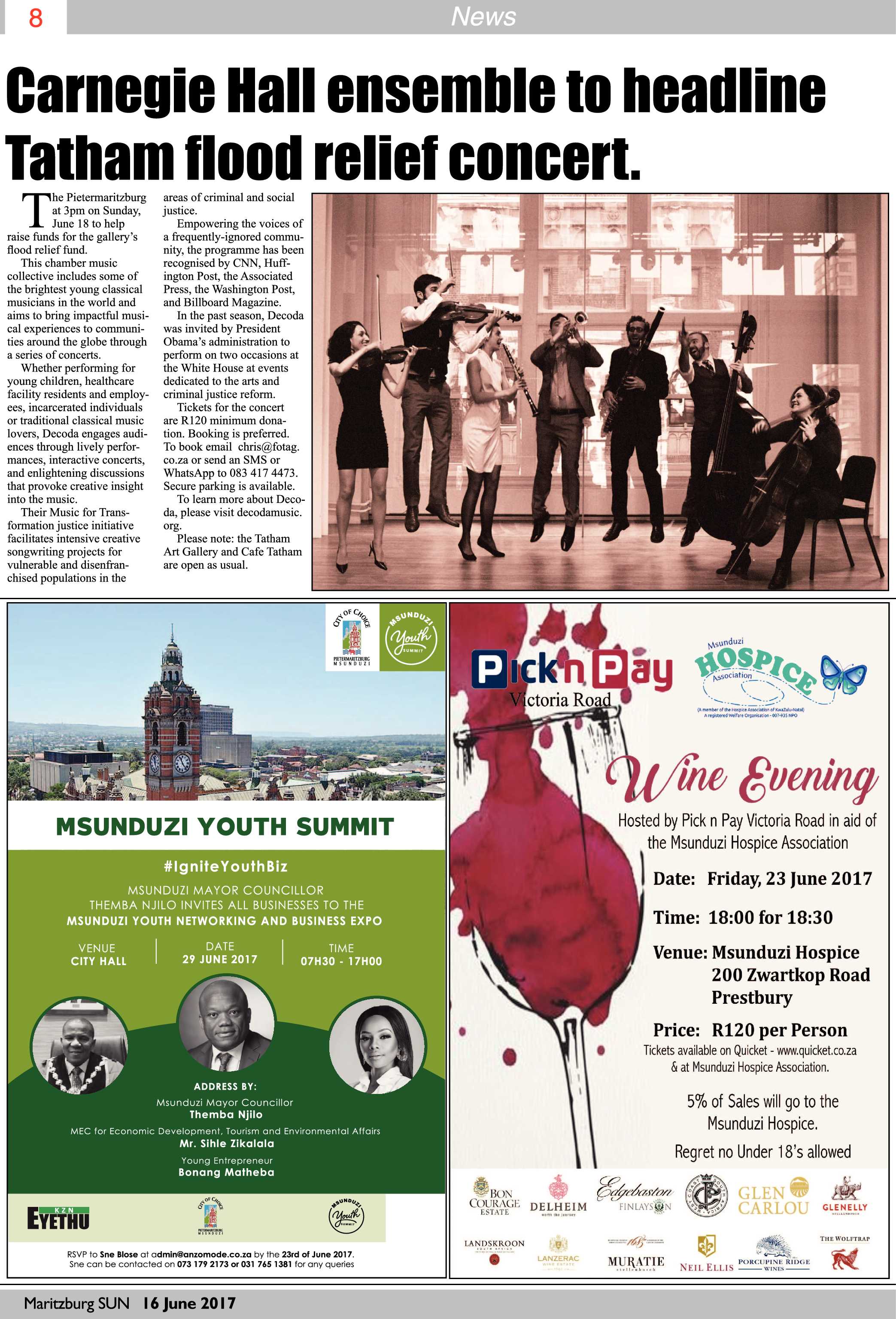Maritzburg Sun 16-06-2017 page 8
