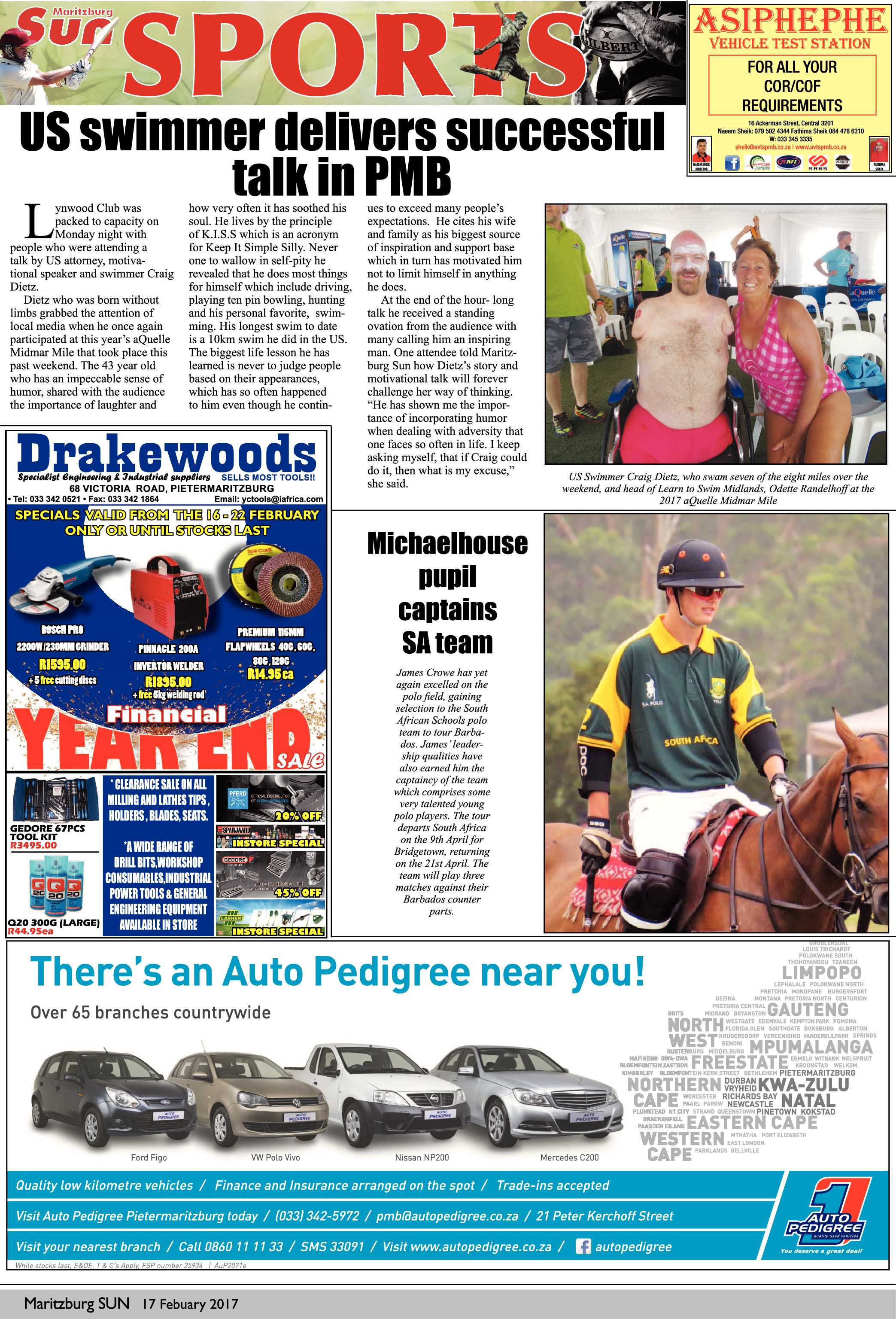 Maritzburg Sun 17-2-2017 page 28