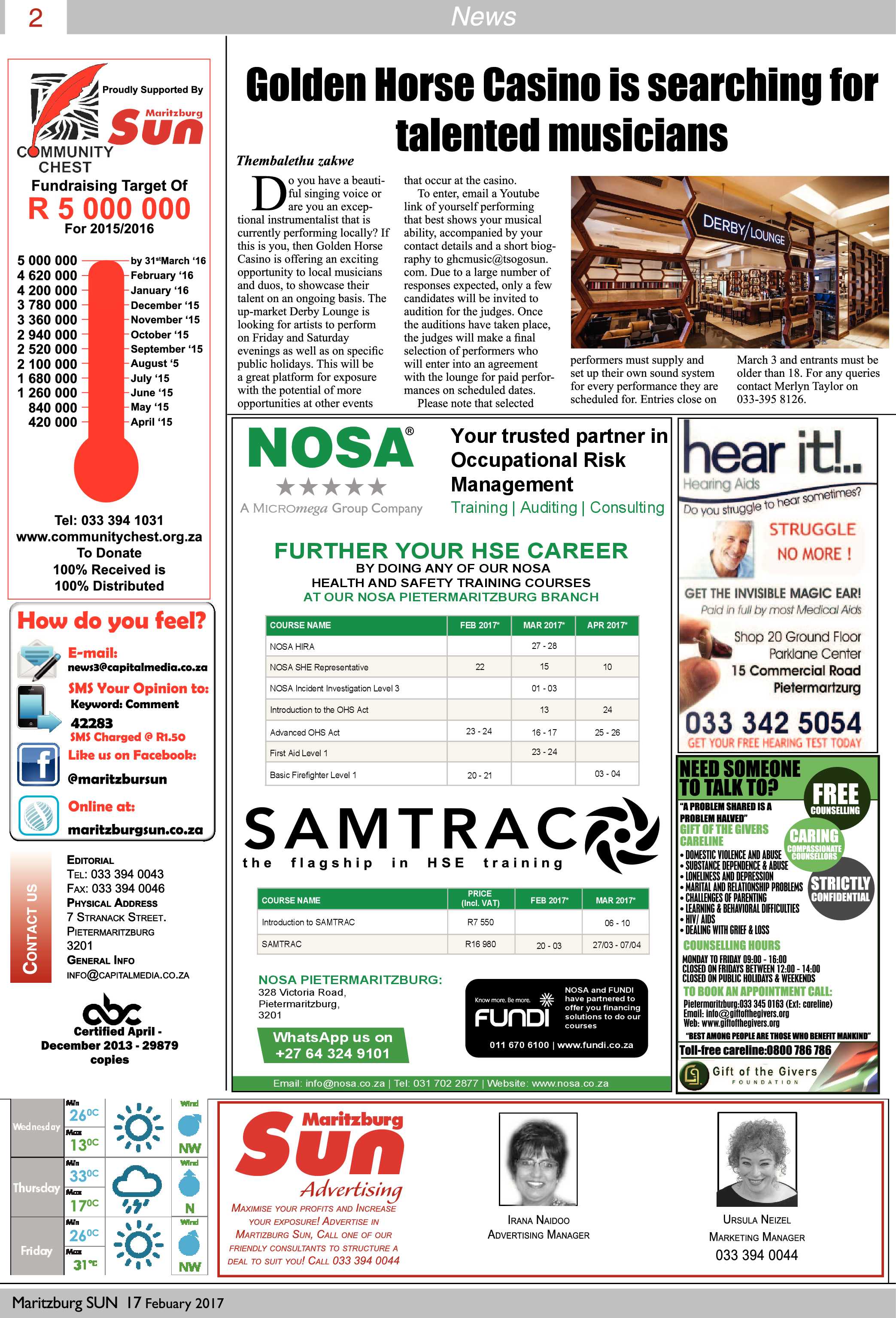 Maritzburg Sun 17-2-2017 page 6
