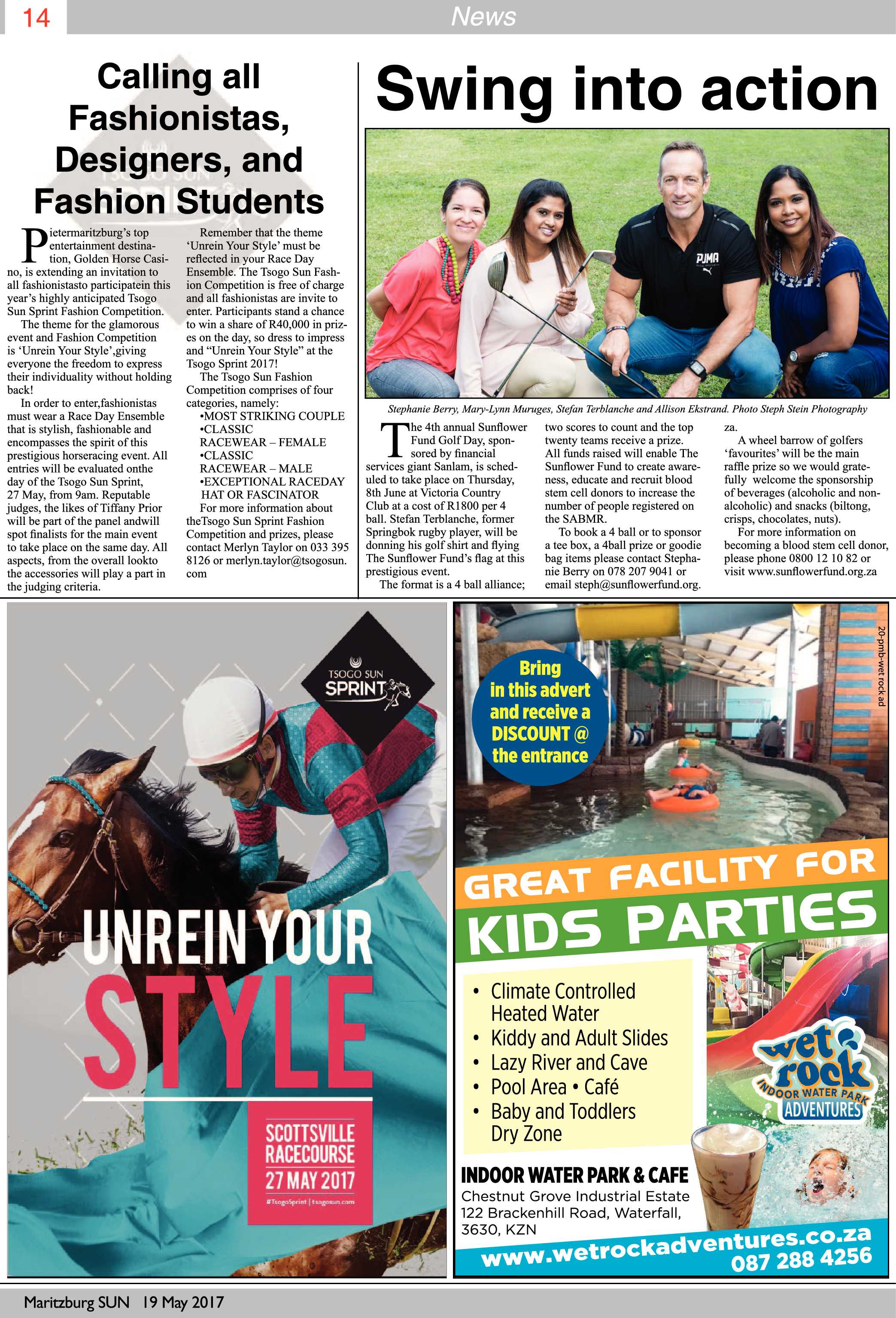 Maritzburg Sun 19-05-2017 page 14