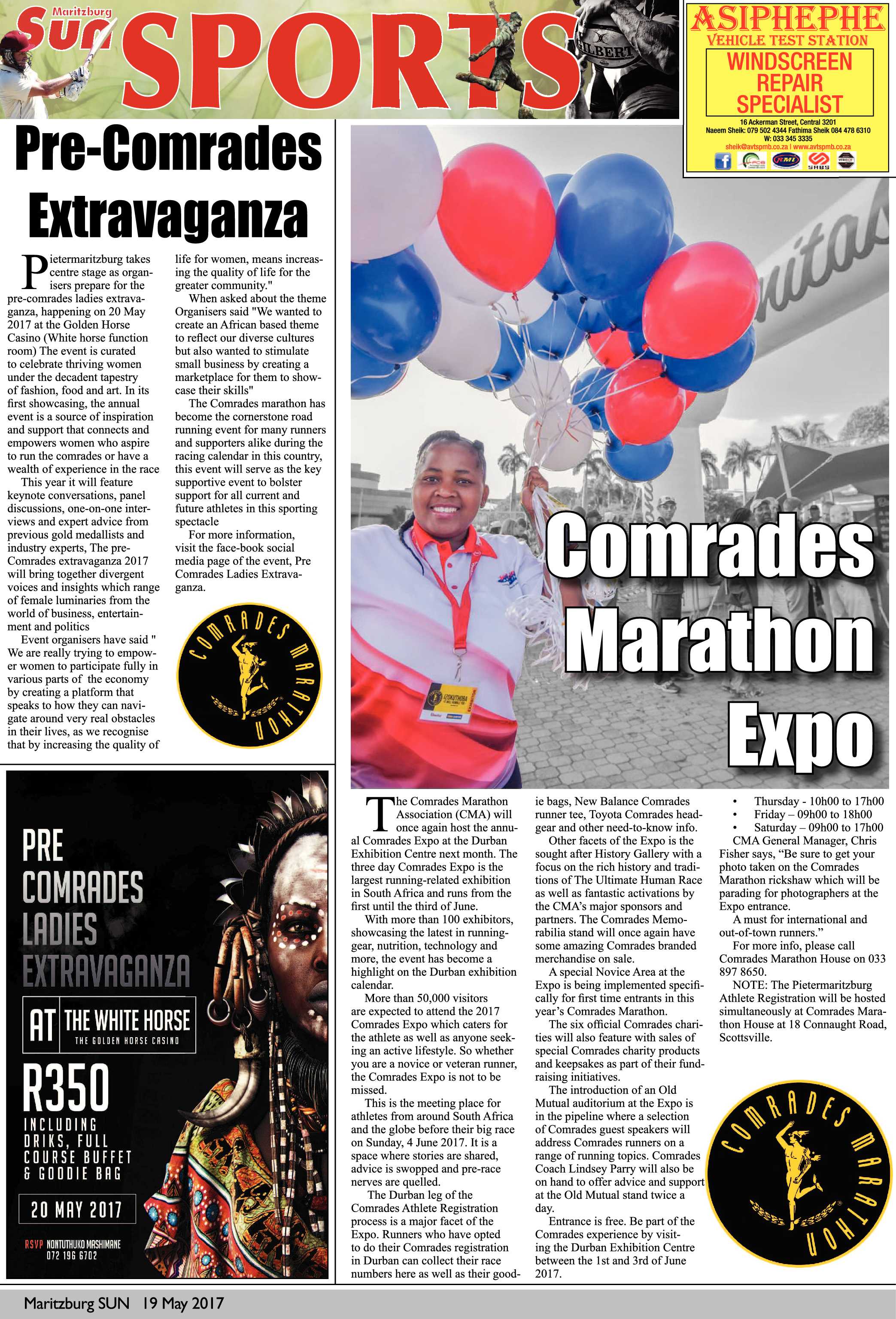 Maritzburg Sun 19-05-2017 page 28
