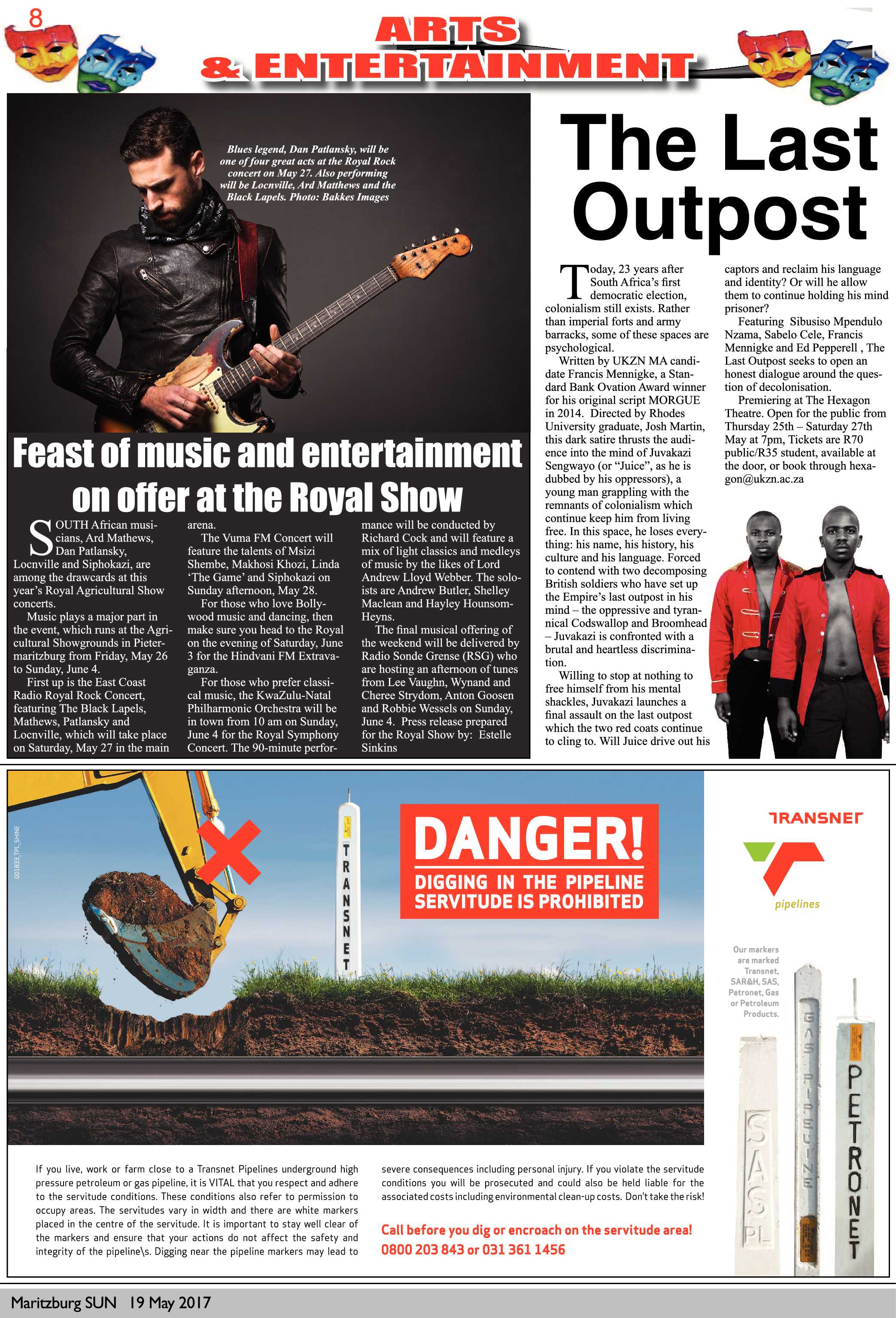 Maritzburg Sun 19-05-2017 page 8