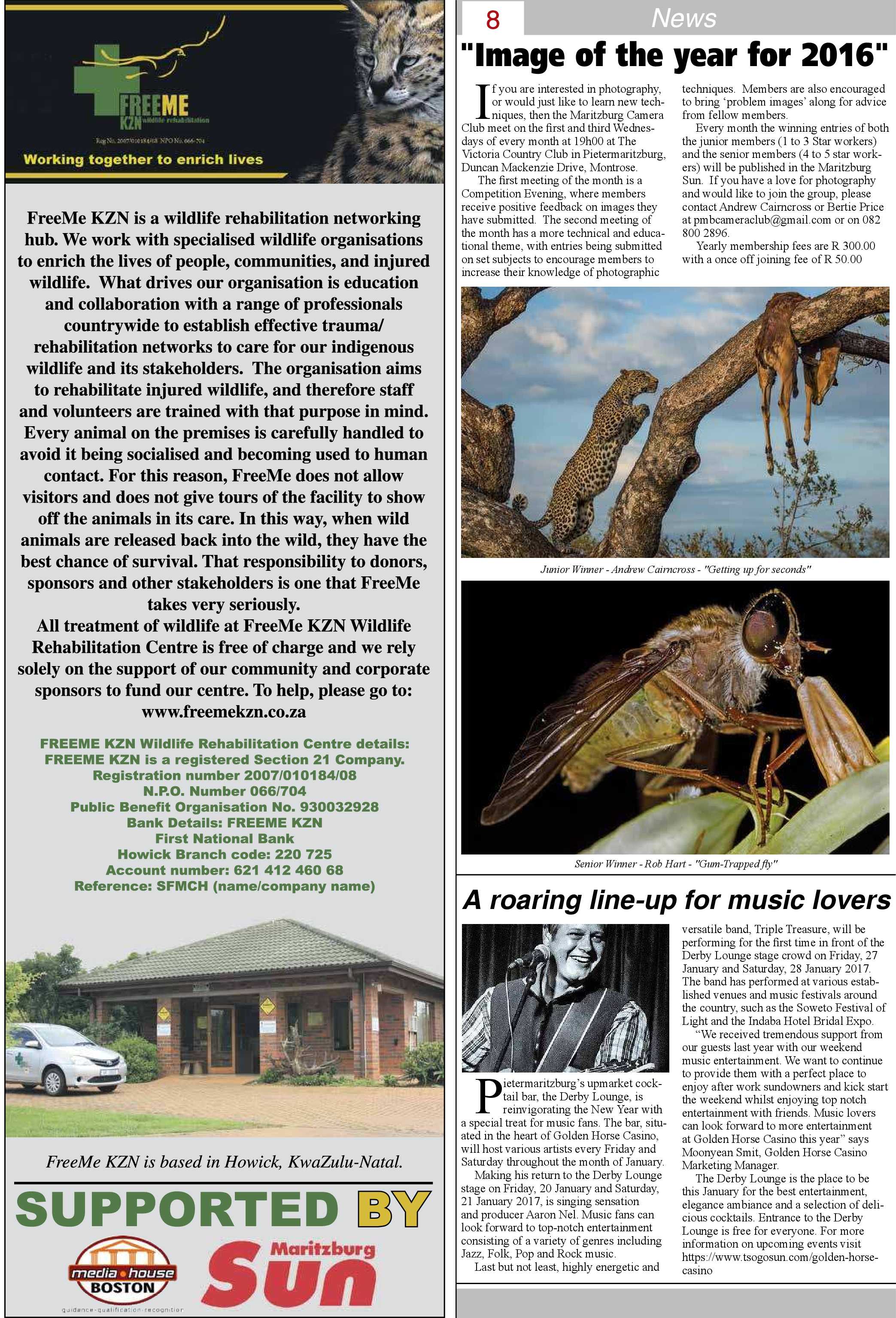 Maritzburg Sun 20-01-2017 page 8