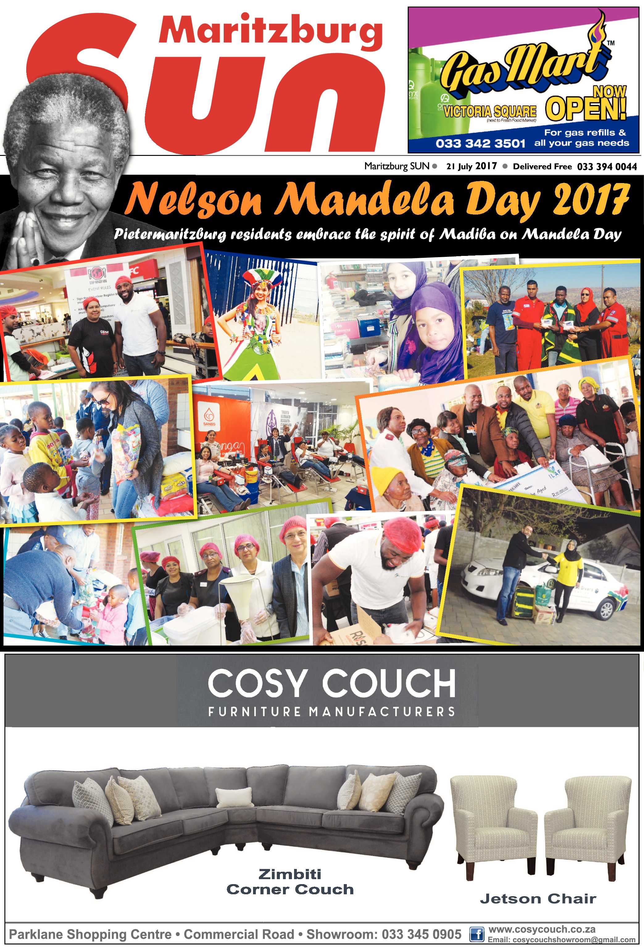 Maritzburg Sun 21-07-2017 page 1