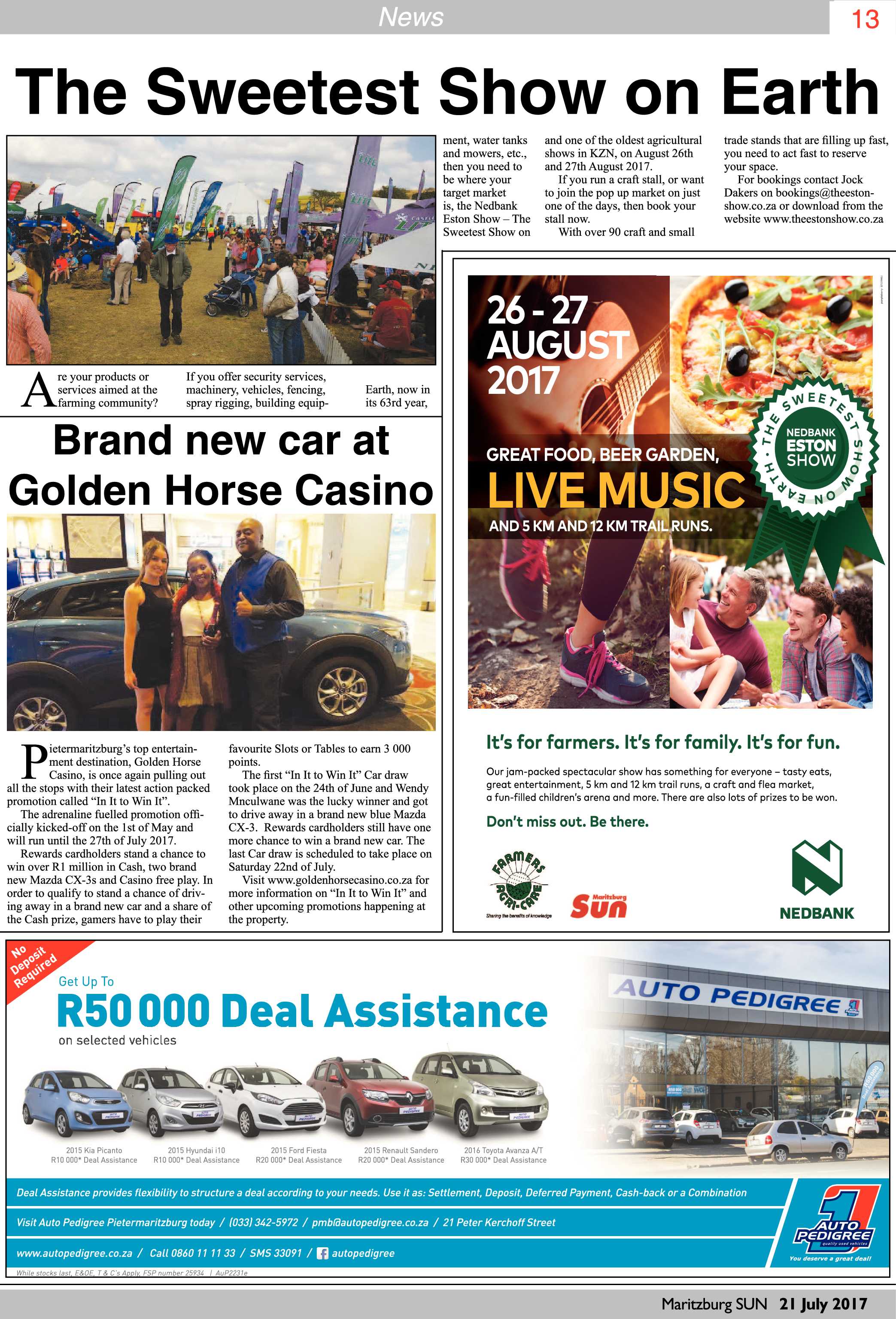 Maritzburg Sun 21-07-2017 page 13