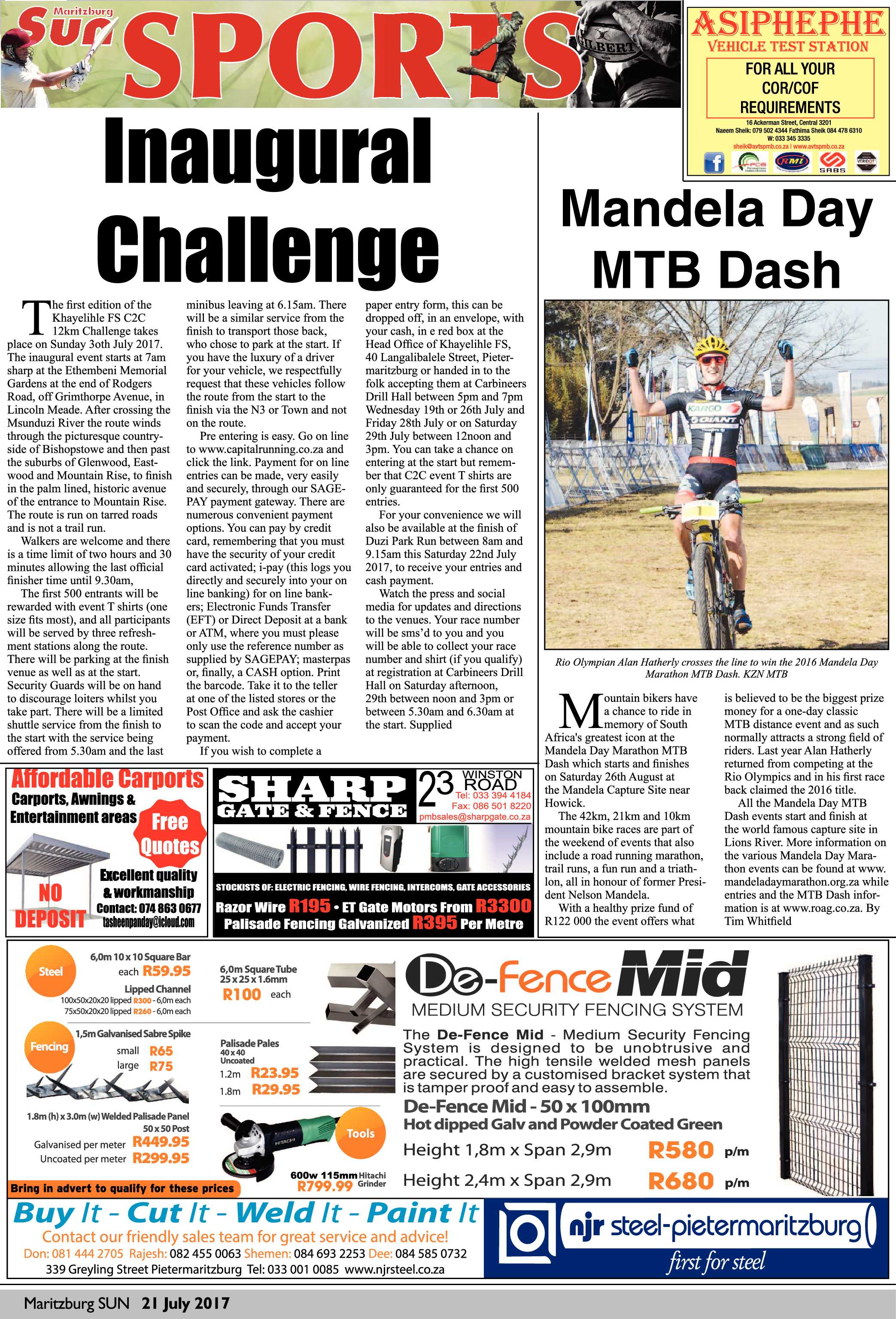 Maritzburg Sun 21-07-2017 page 24