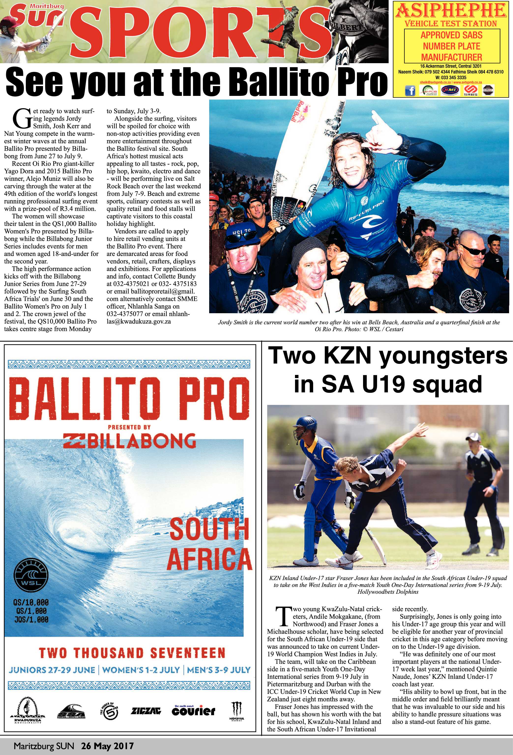 Maritzburg Sun 26-05-2017 page 24
