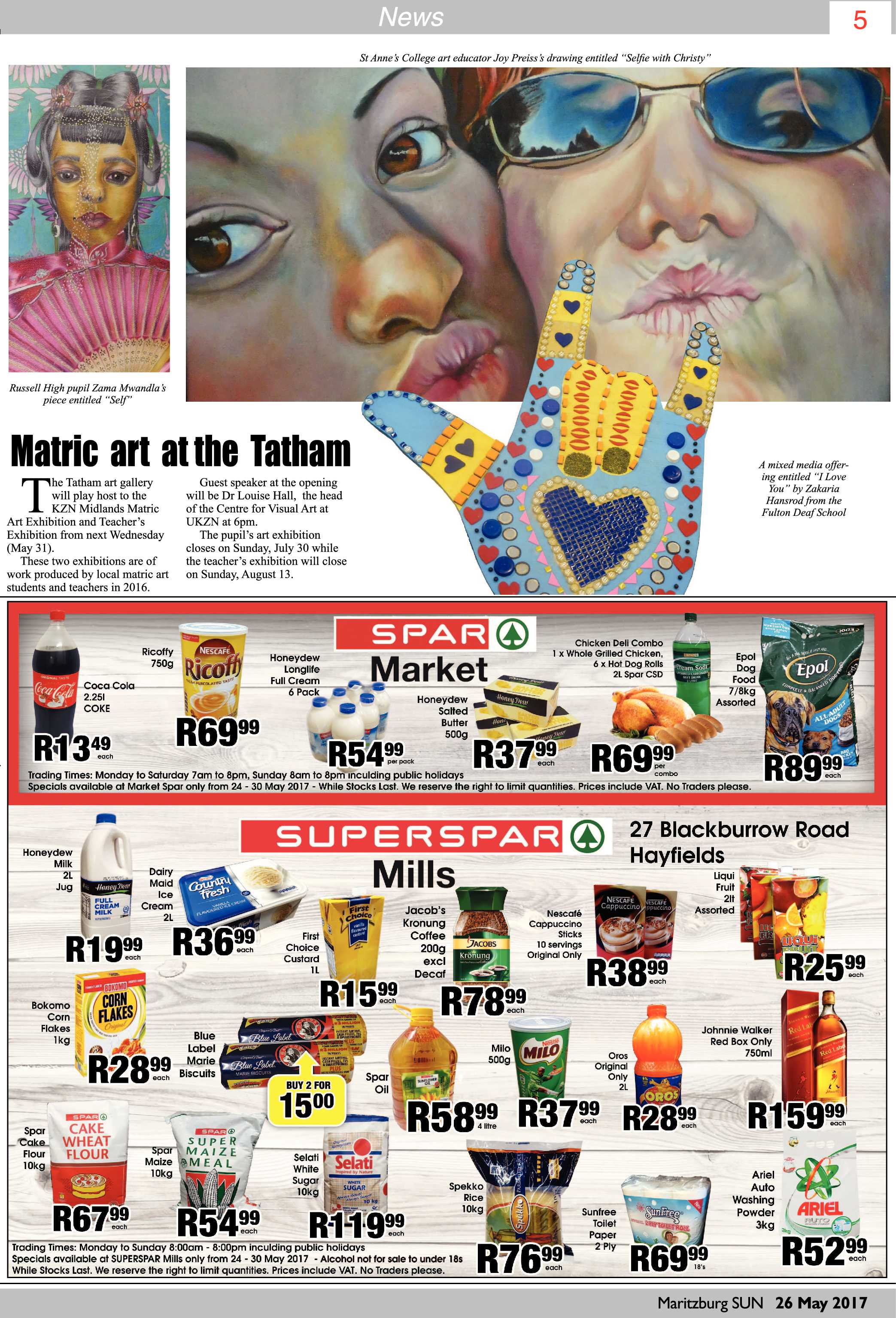 Maritzburg Sun 26-05-2017 page 5