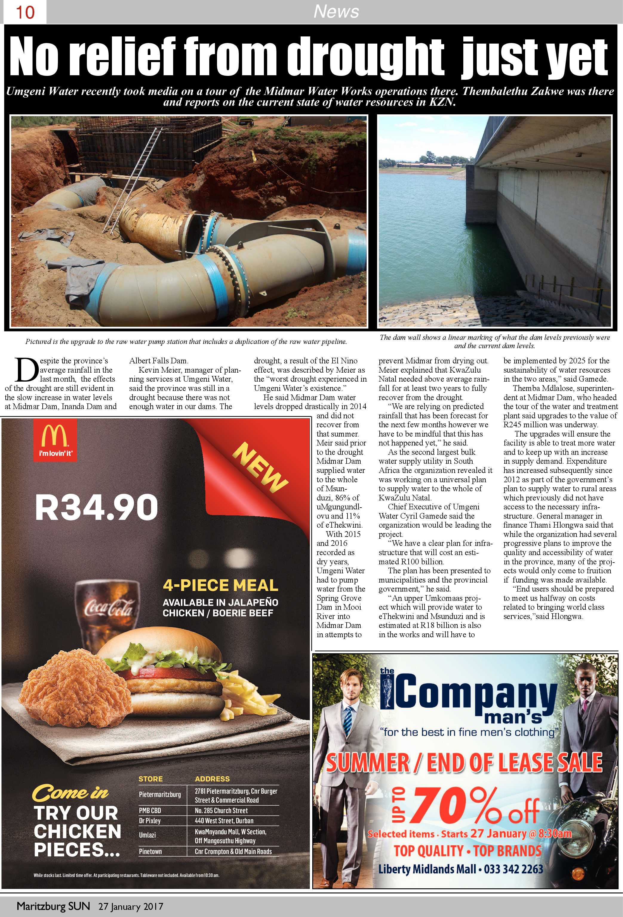 Maritzburg Sun 27-1-2017 page 10