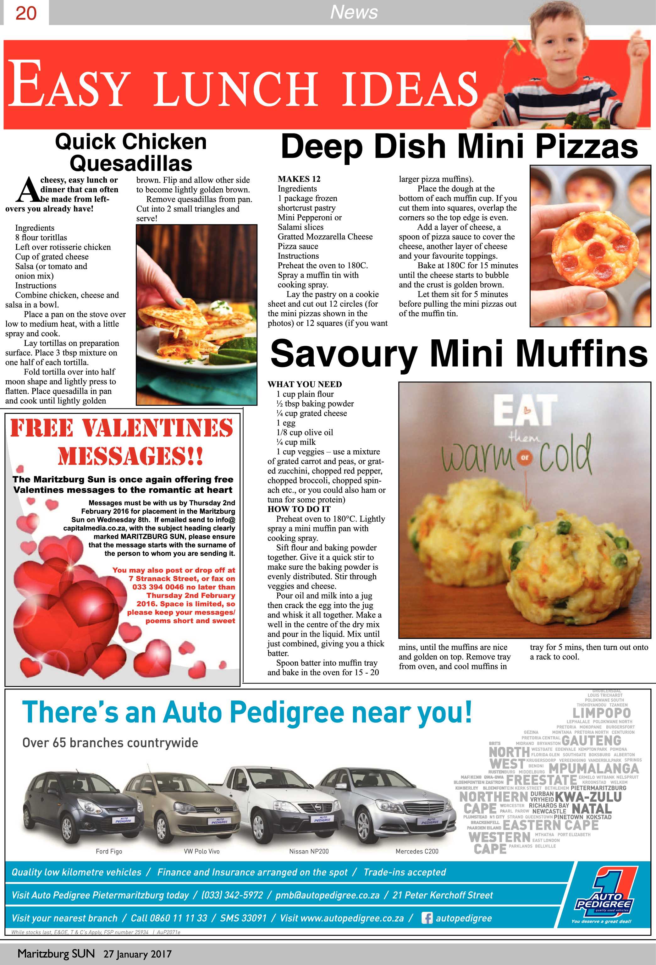 Maritzburg Sun 27-1-2017 page 20