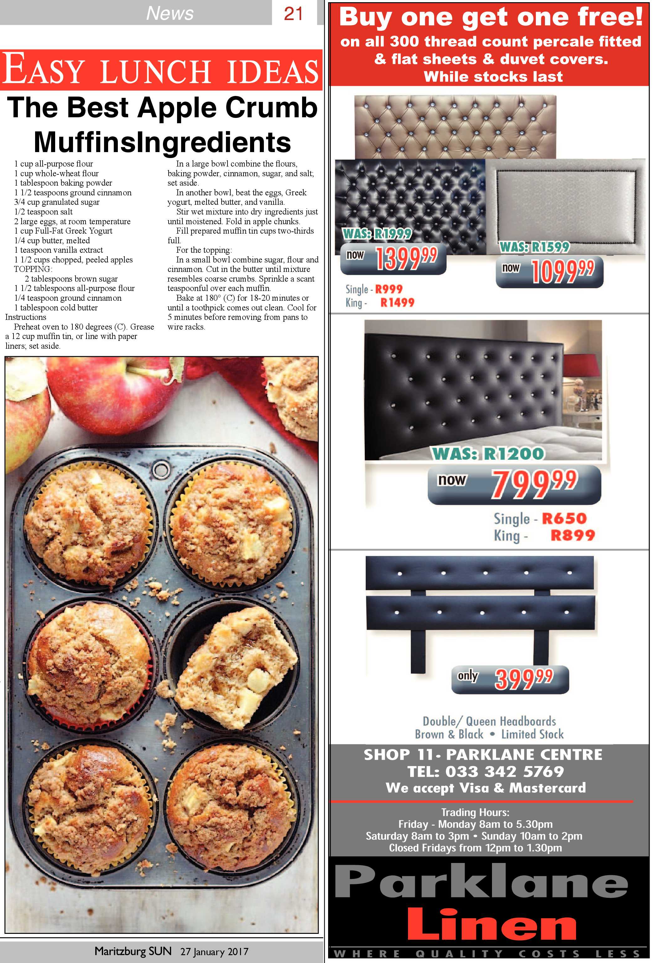 Maritzburg Sun 27-1-2017 page 21