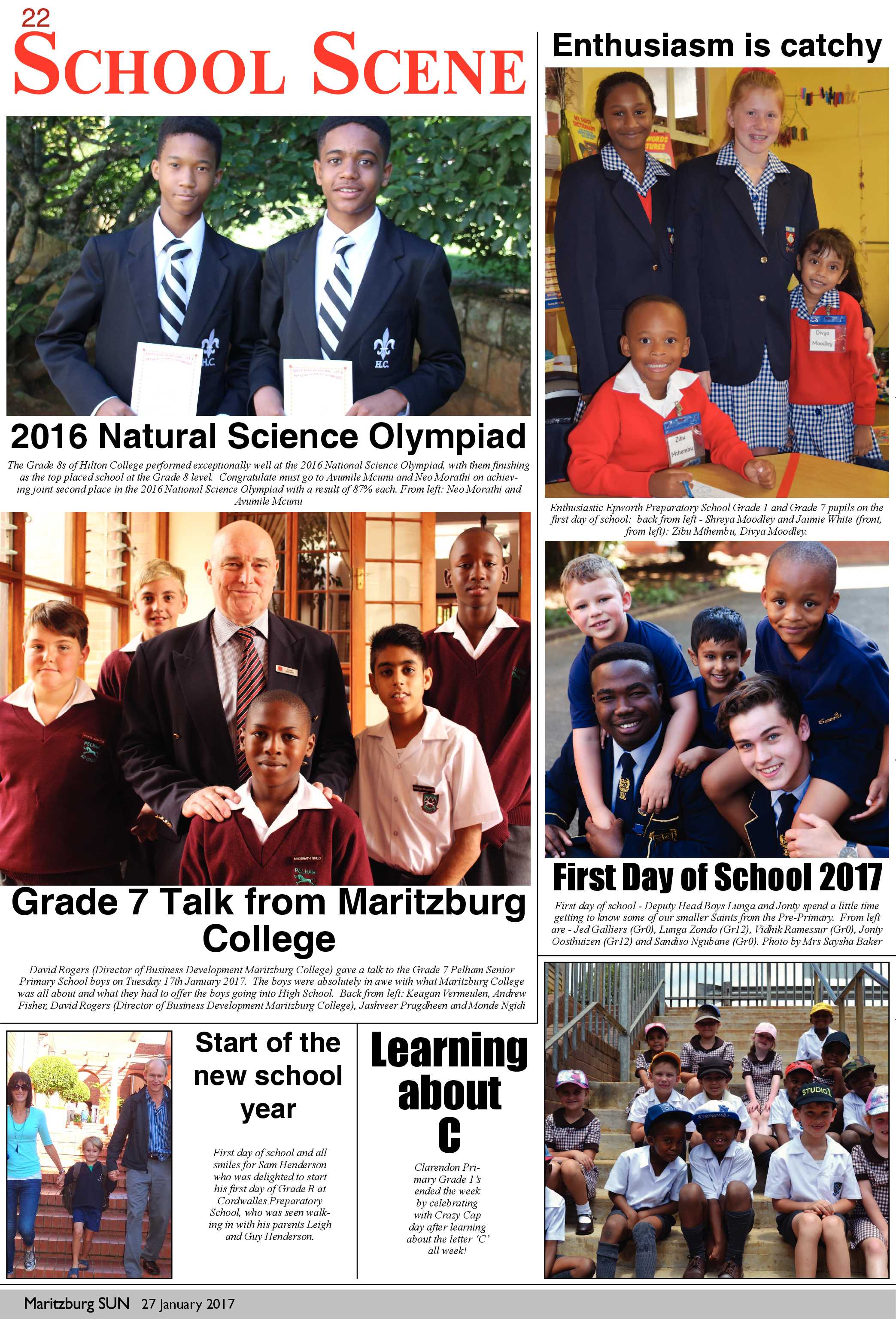 Maritzburg Sun 27-1-2017 page 22