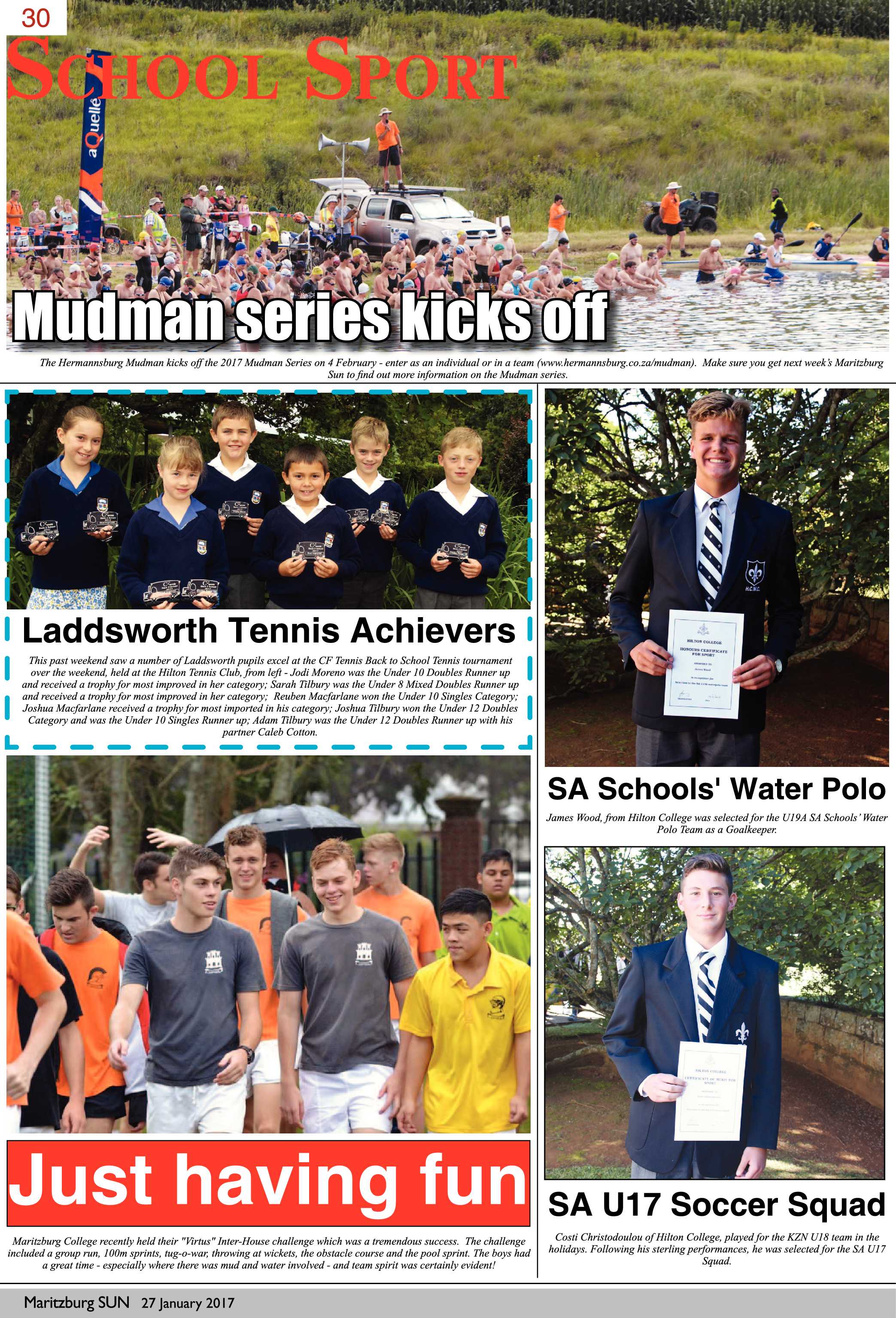 Maritzburg Sun 27-1-2017 page 30
