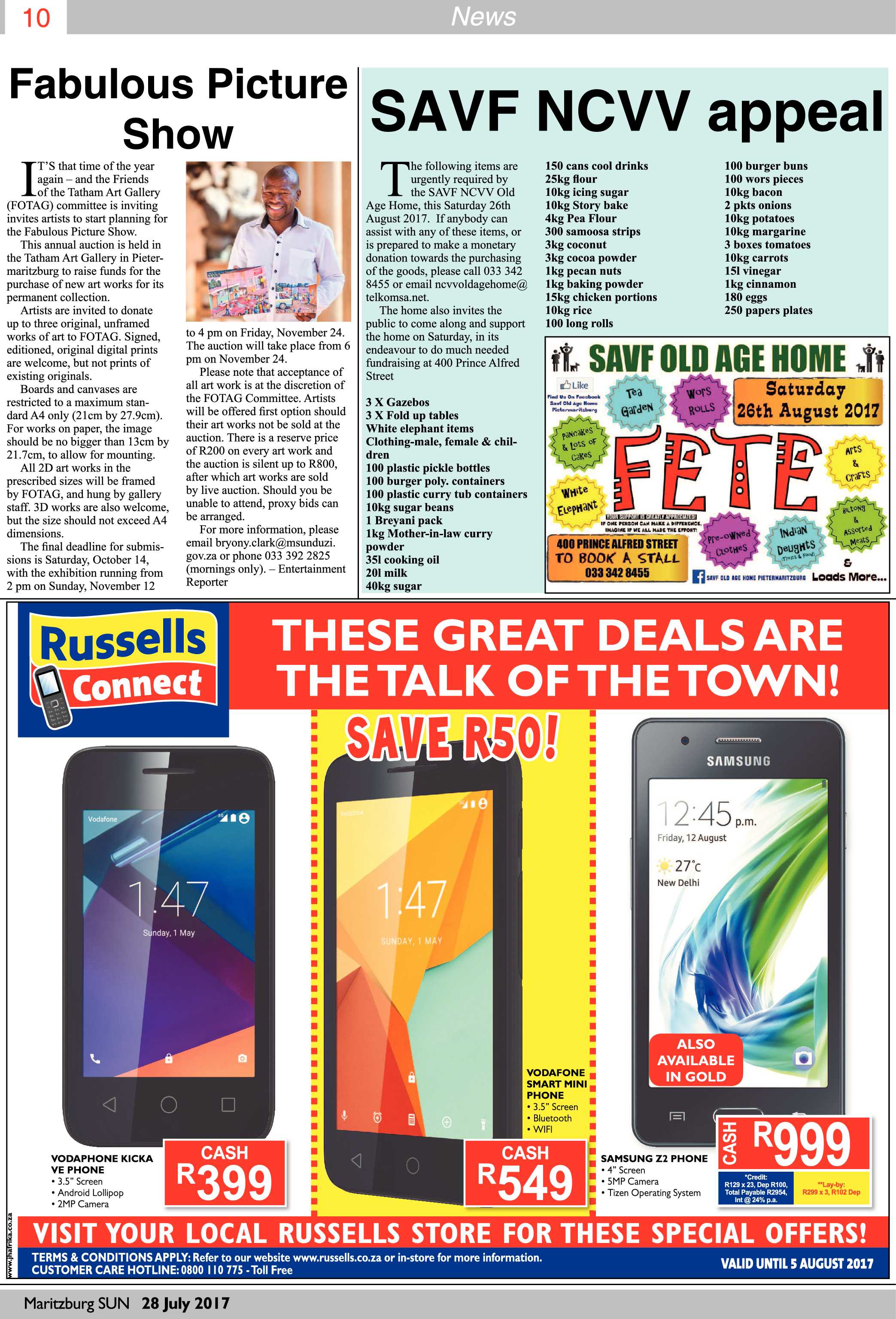 Maritzburg Sun 28-07-2017 page 10