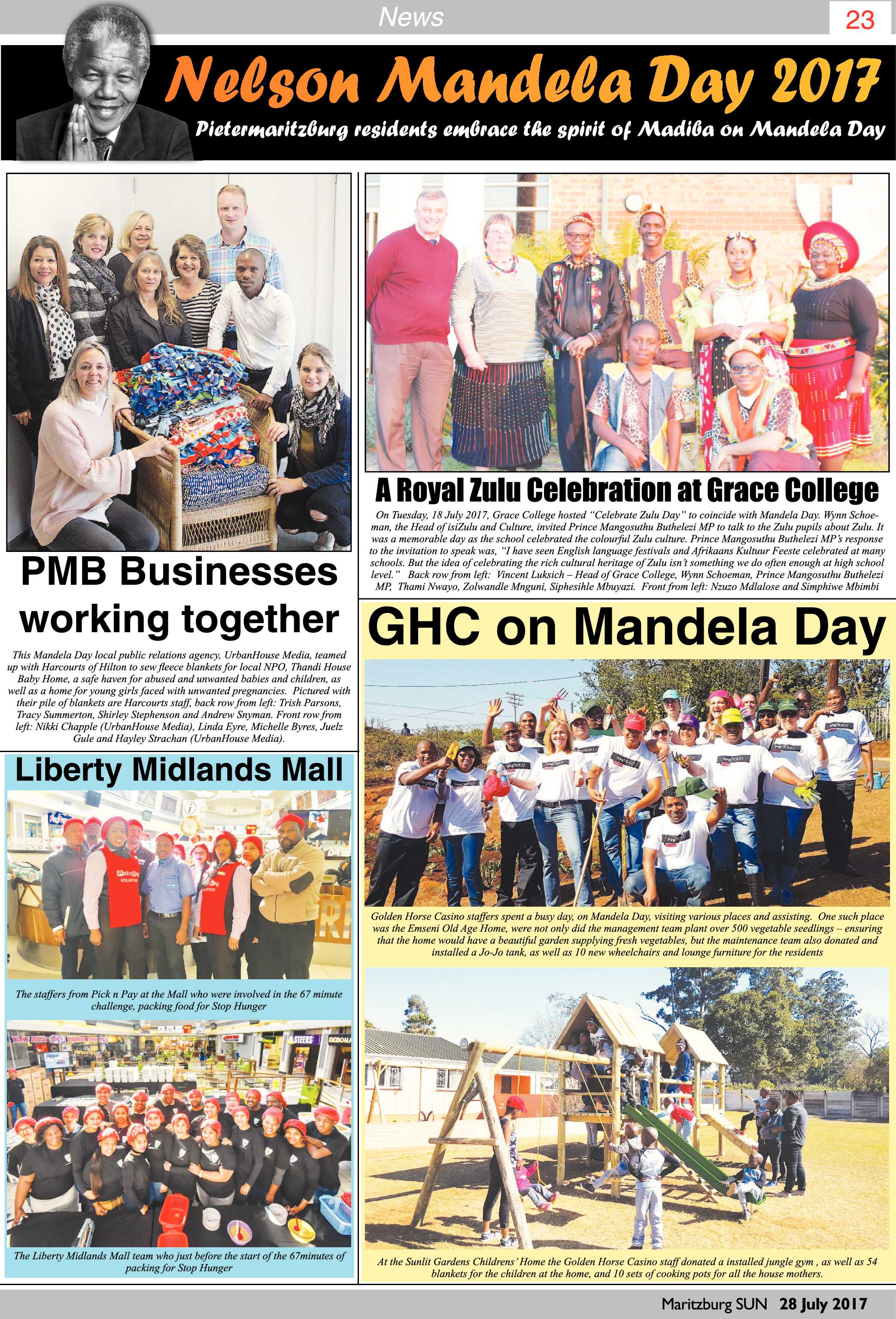 Maritzburg Sun 28-07-2017 page 23