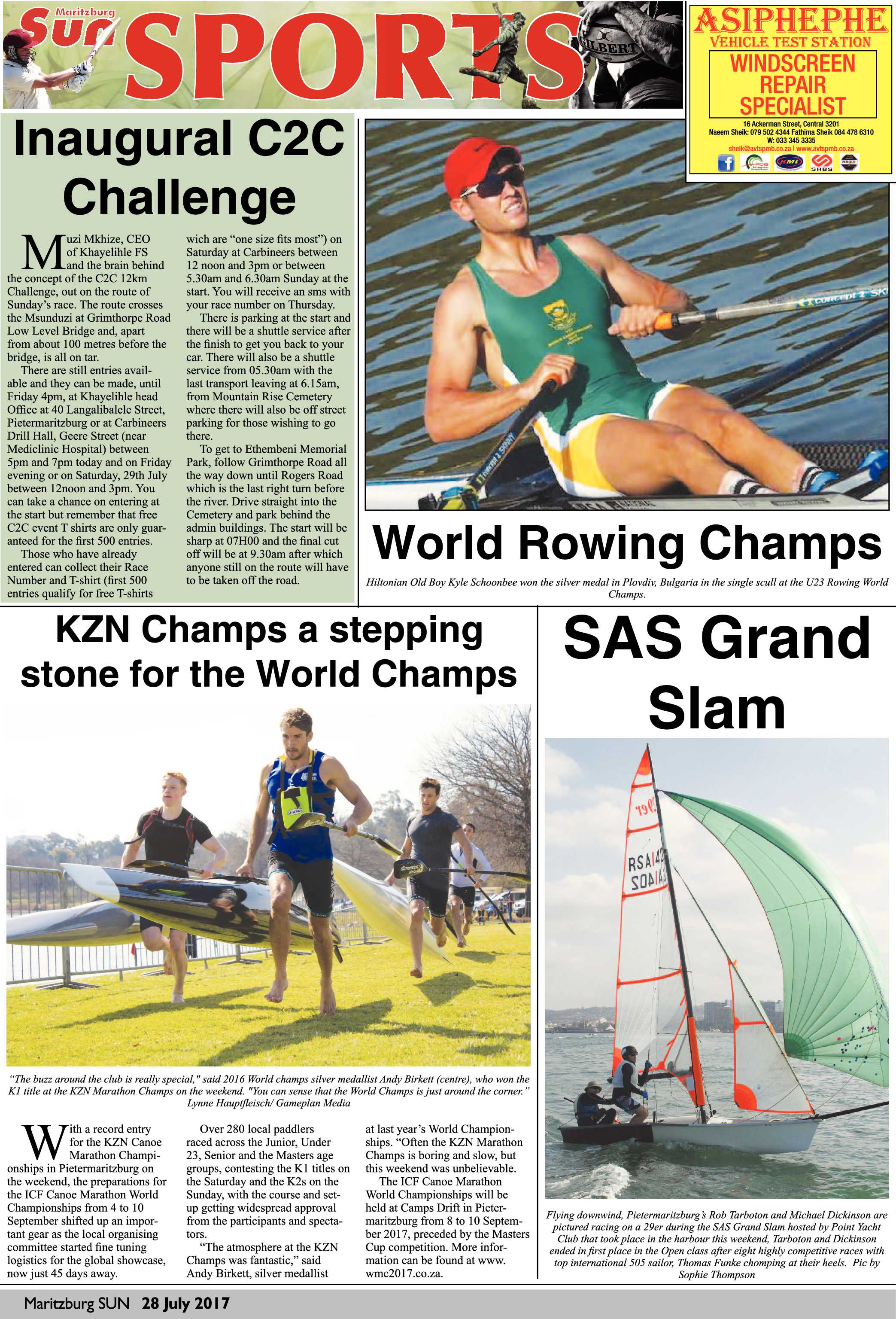 Maritzburg Sun 28-07-2017 page 28