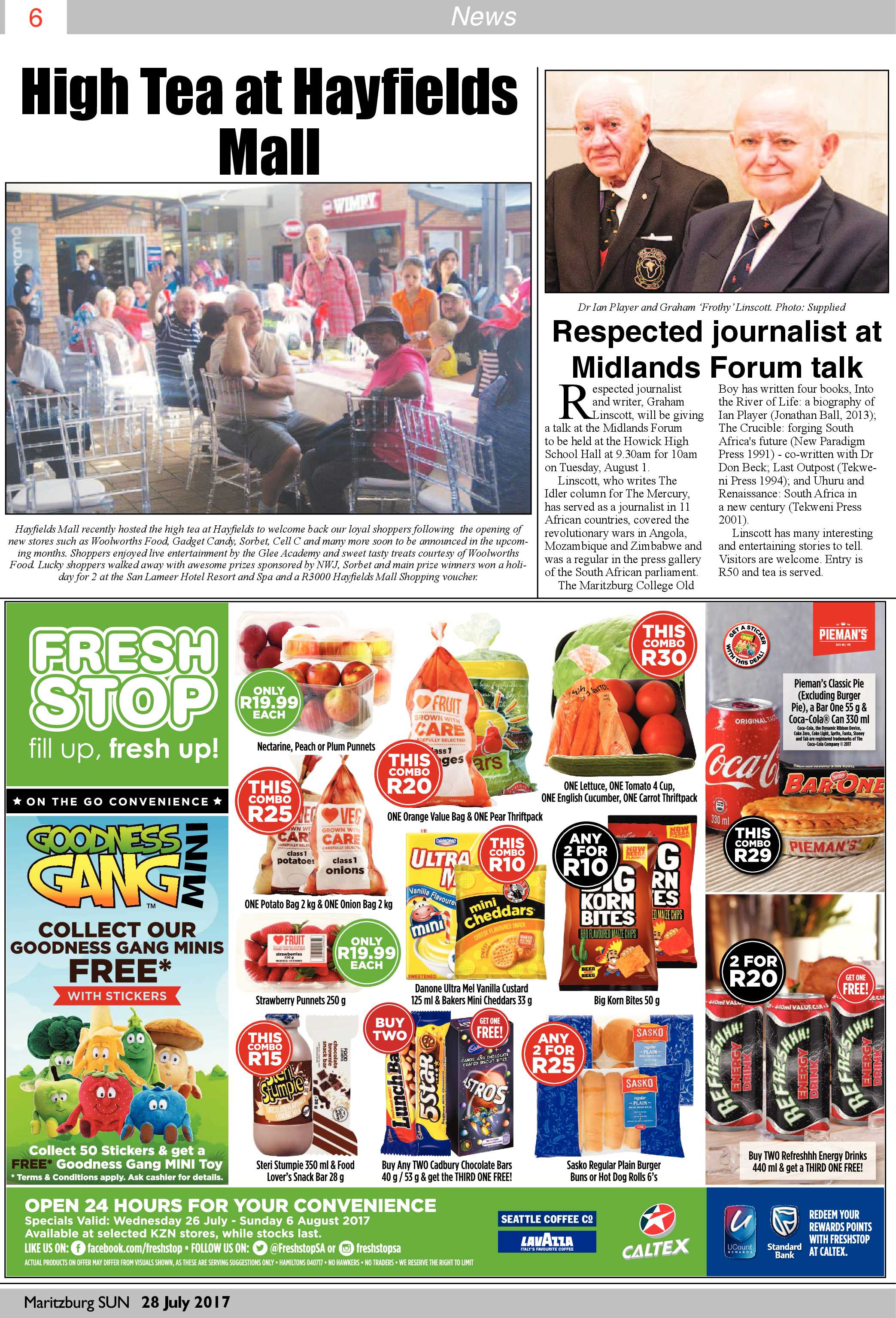 Maritzburg Sun 28-07-2017 page 6