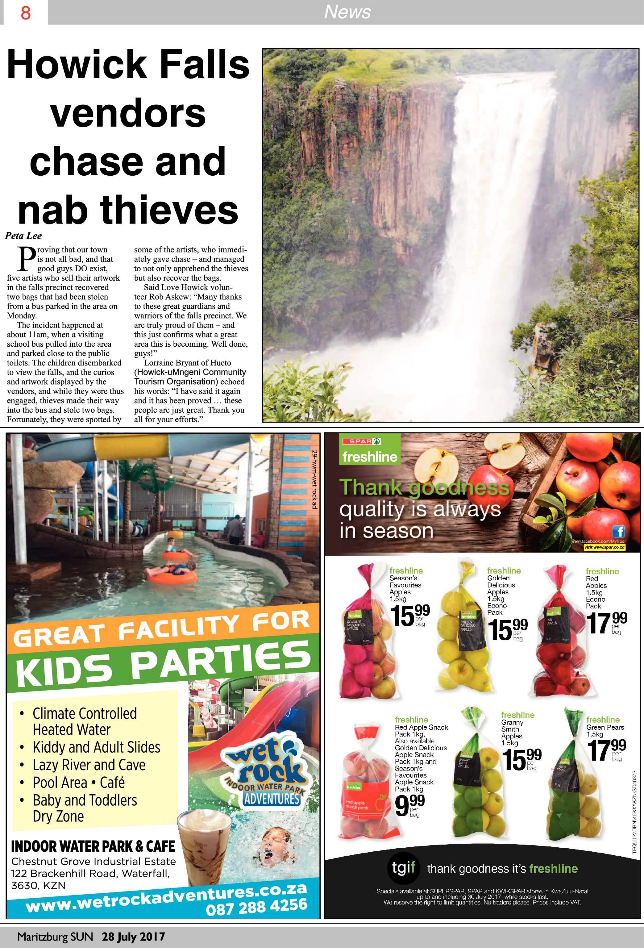 Maritzburg Sun 28-07-2017 page 8