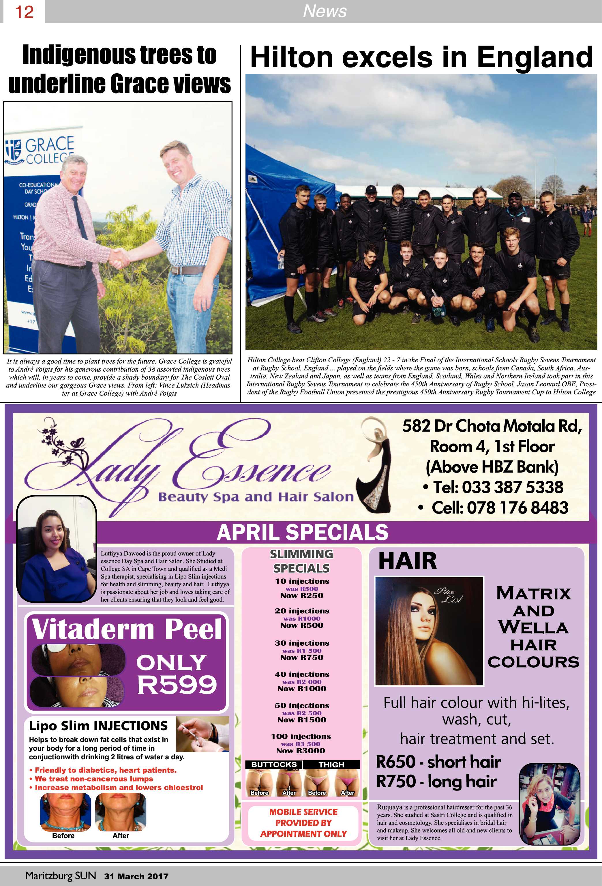 Maritzburg Sun 31-3-2017 page 12