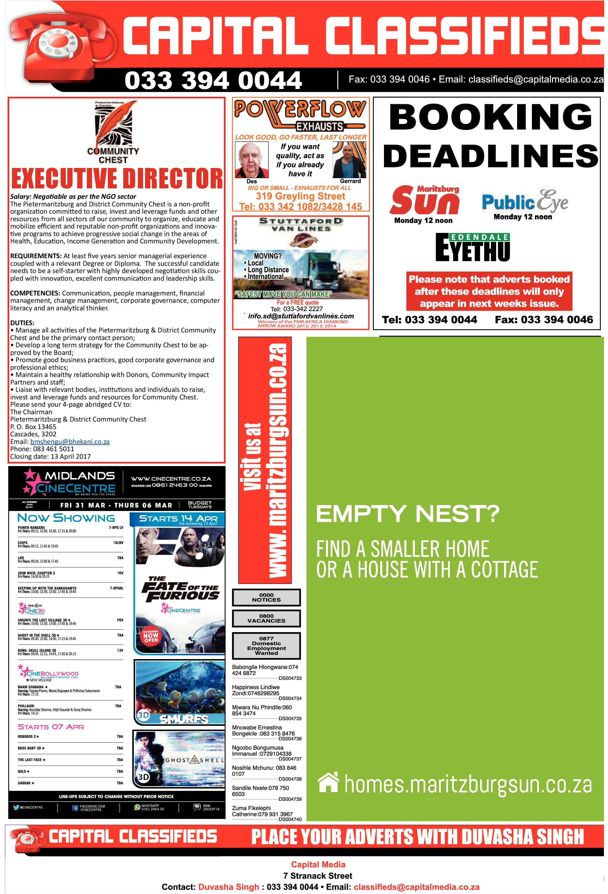 Maritzburg Sun 31-3-2017 page 21