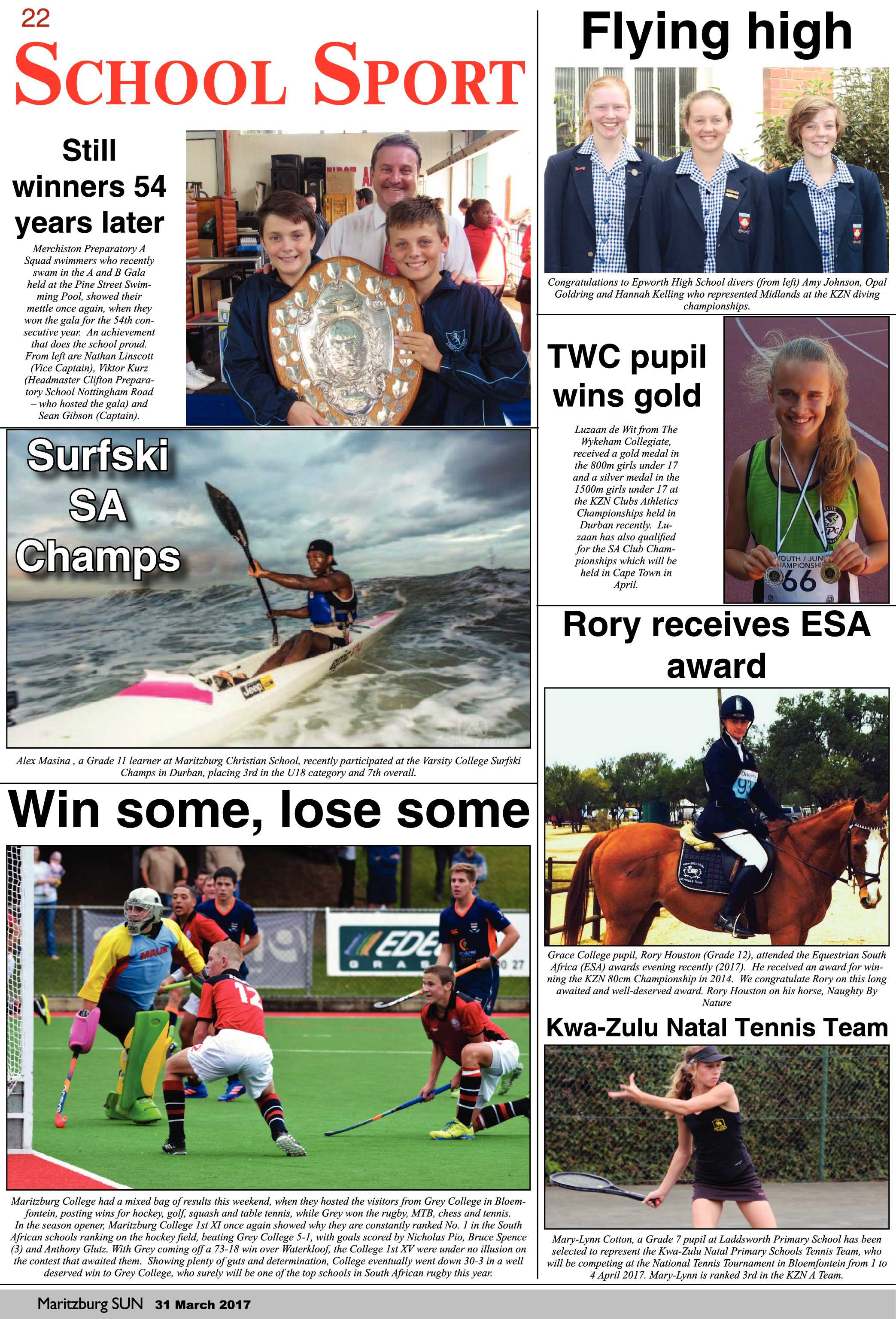 Maritzburg Sun 31-3-2017 page 22