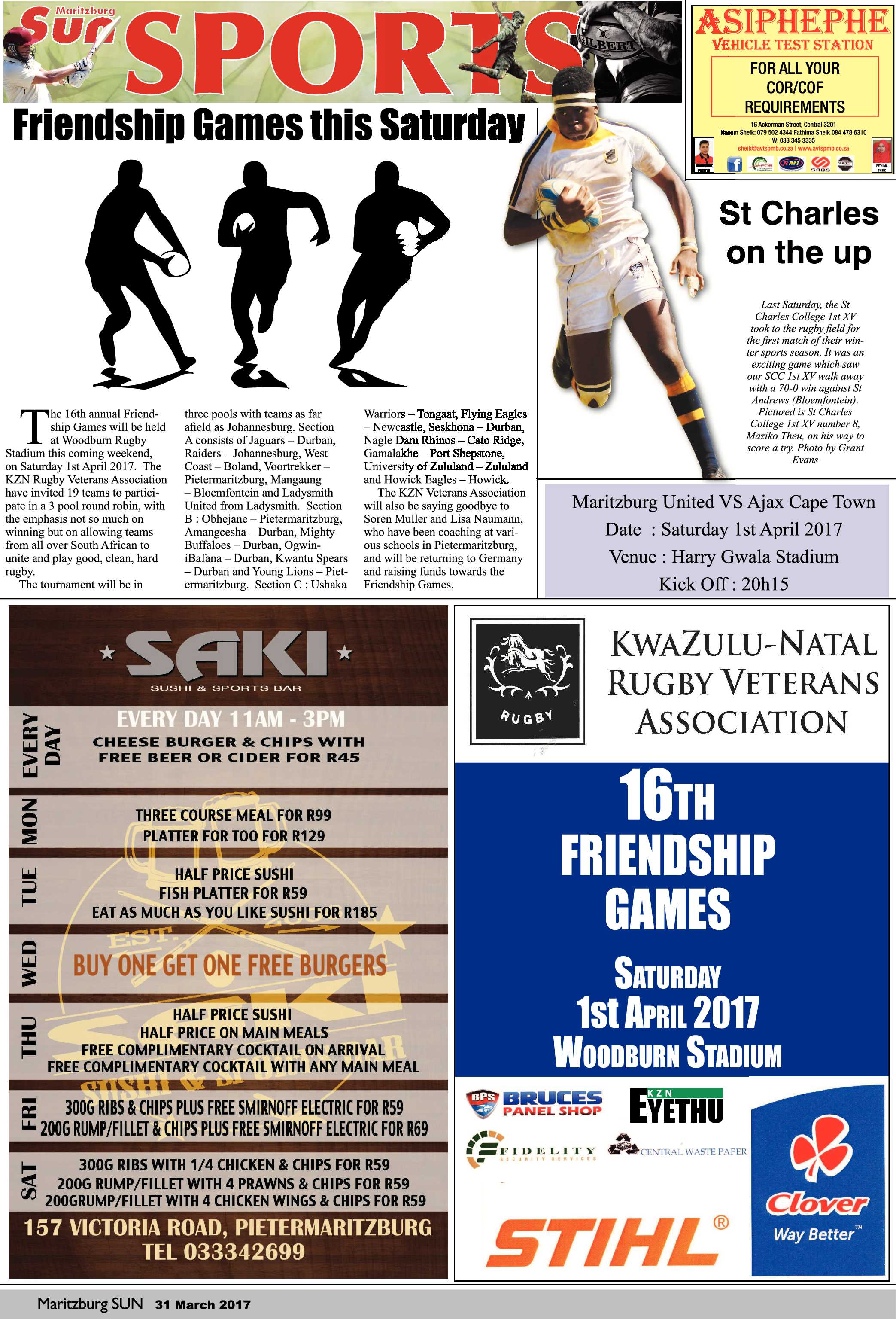 Maritzburg Sun 31-3-2017 page 24