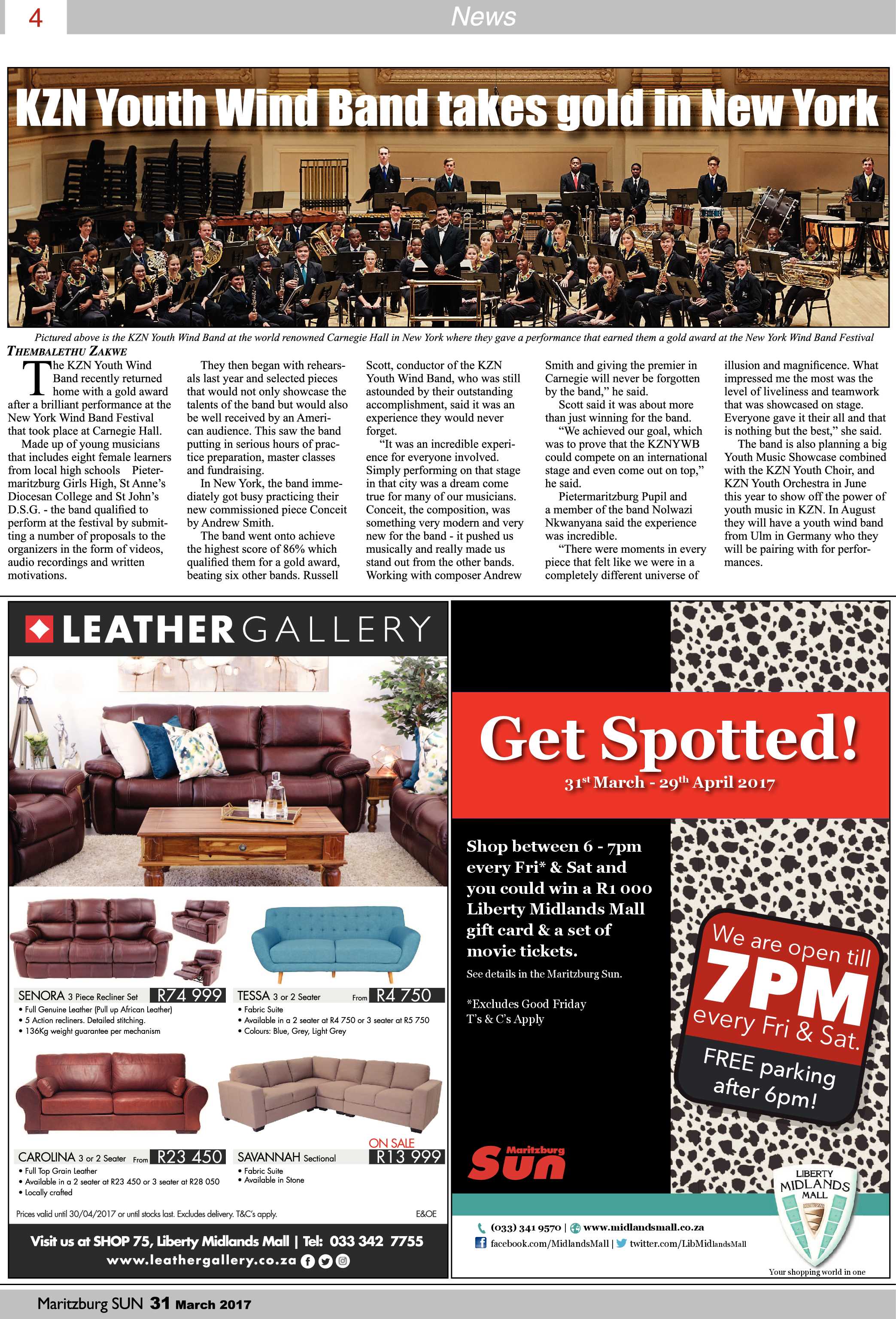 Maritzburg Sun 31-3-2017 page 4