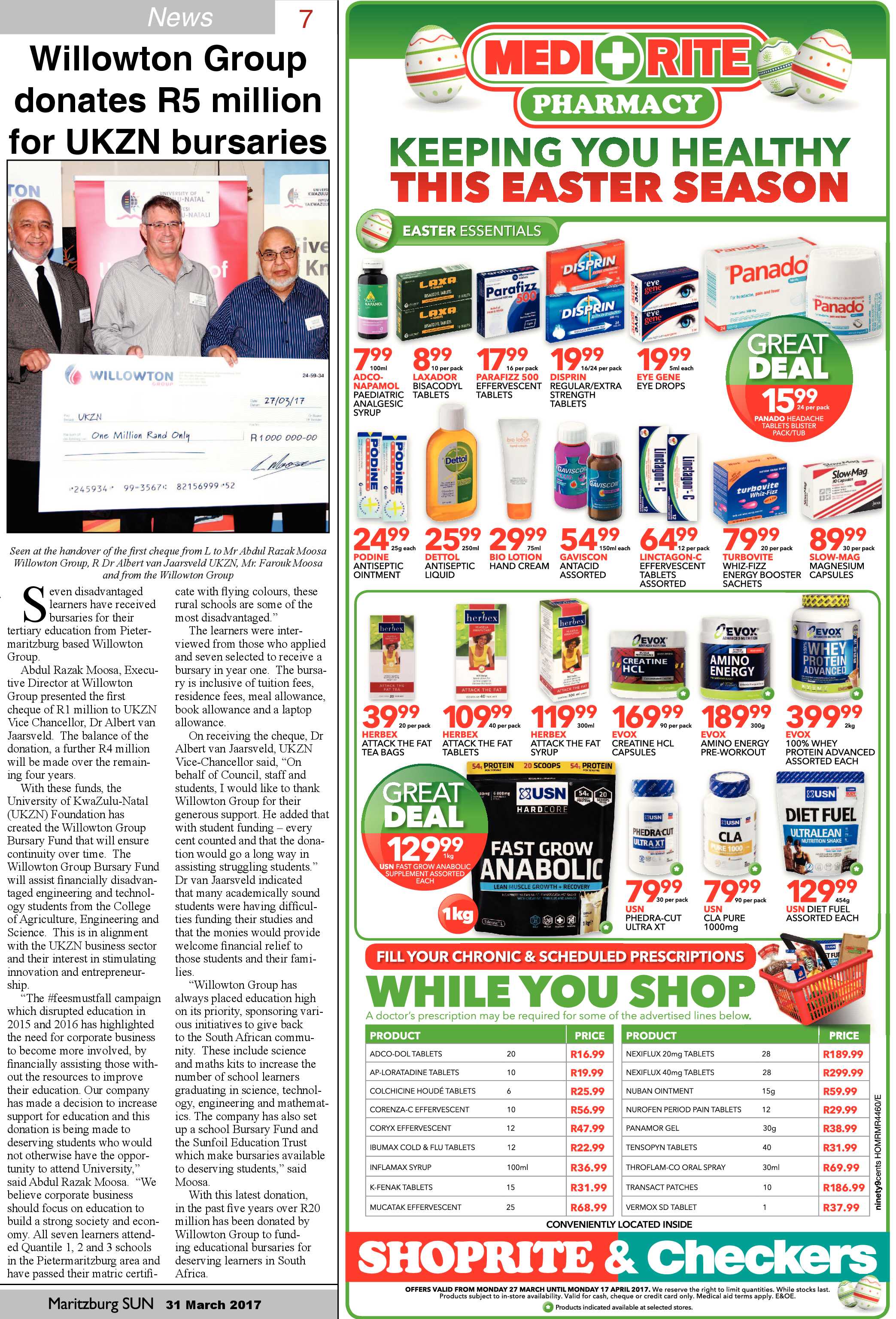 Maritzburg Sun 31-3-2017 page 7
