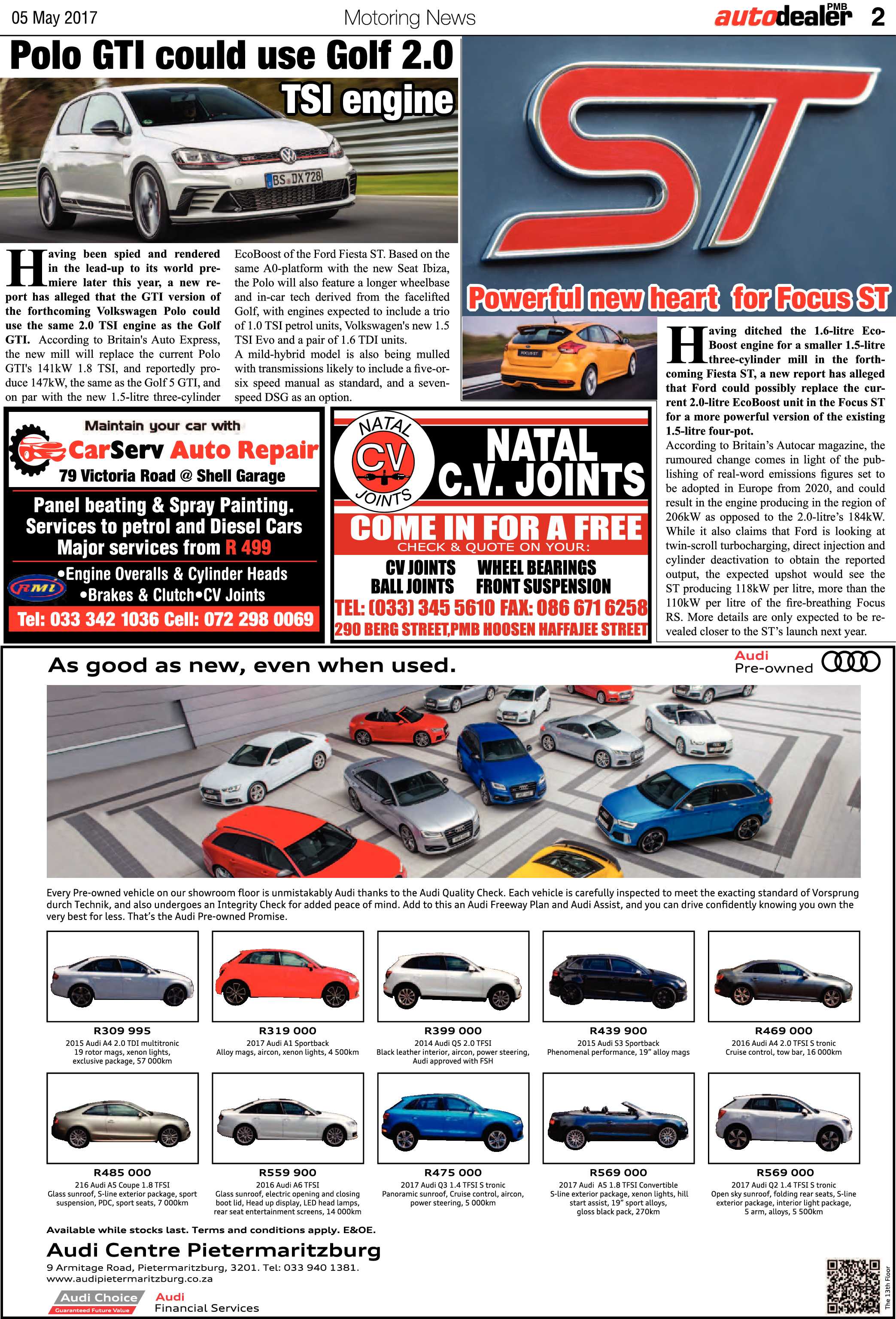 Maritzburg Sun 5 May 2017 page 12