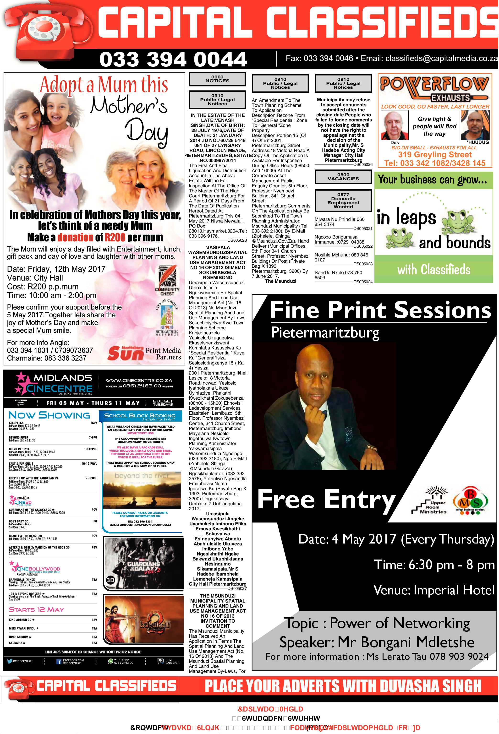 Maritzburg Sun 5 May 2017 page 14