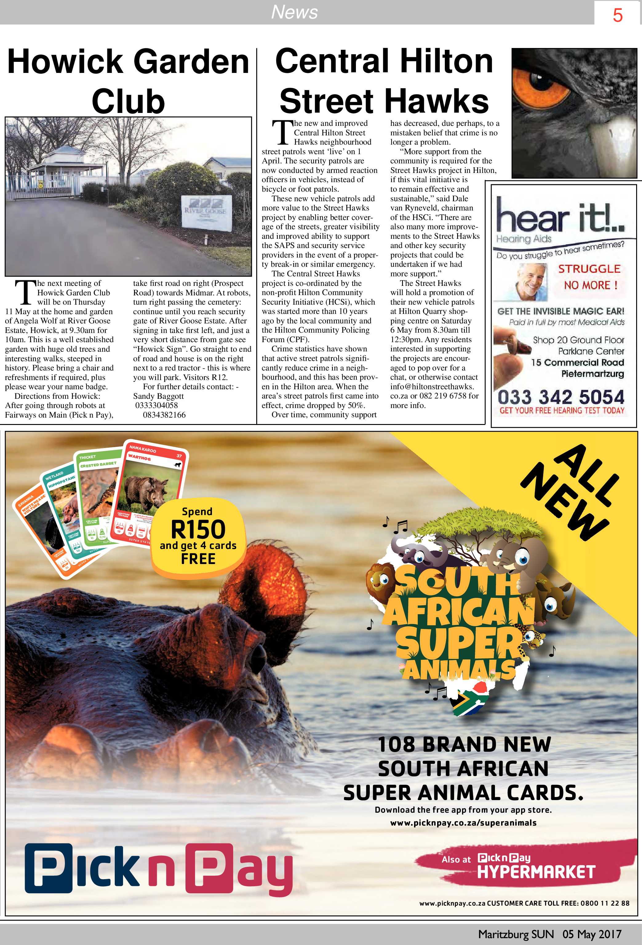 Maritzburg Sun 5 May 2017 page 5