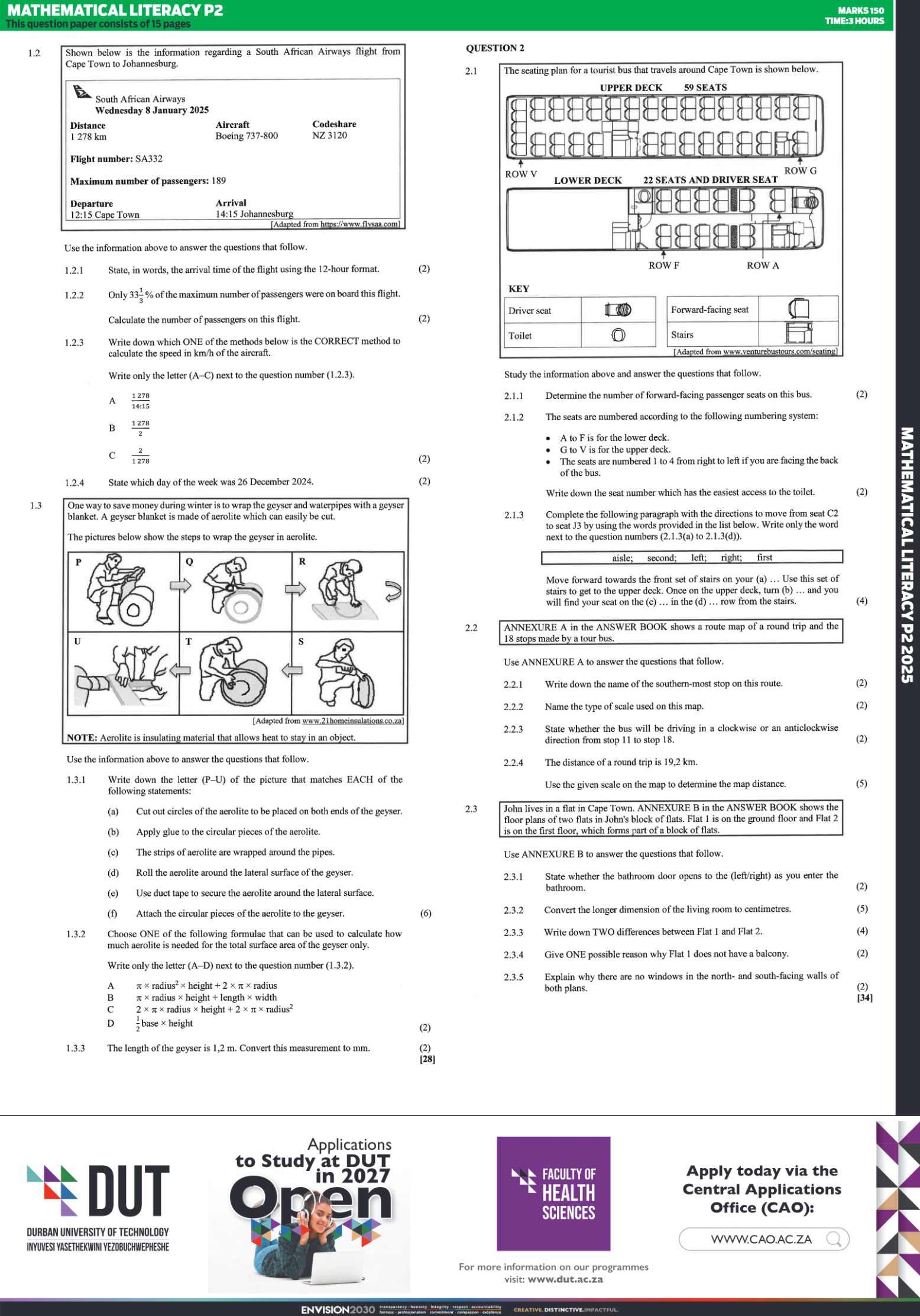 Matric Past Papers Maths Lit 2026 | The Witness