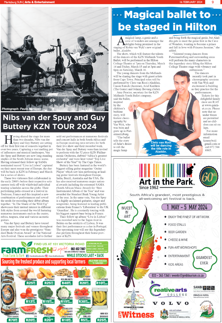 Maritzburg Sun 16/02/24 page 9