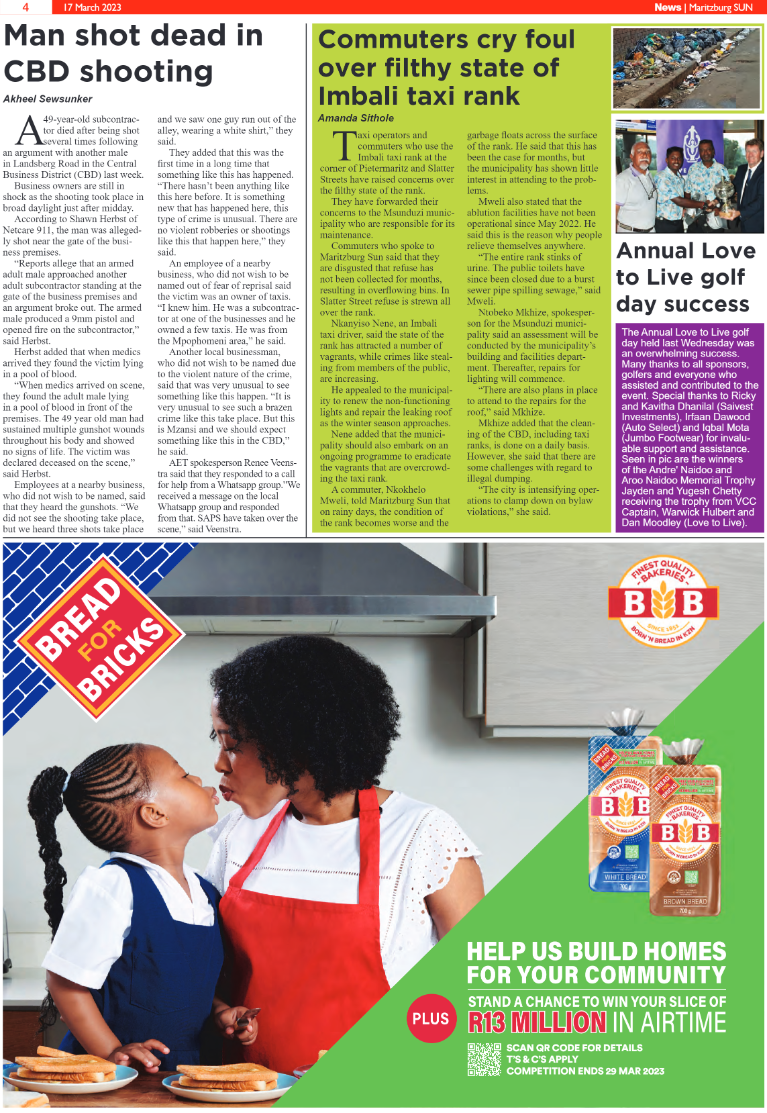 Maritzburg Sun 17/03/23 page 4