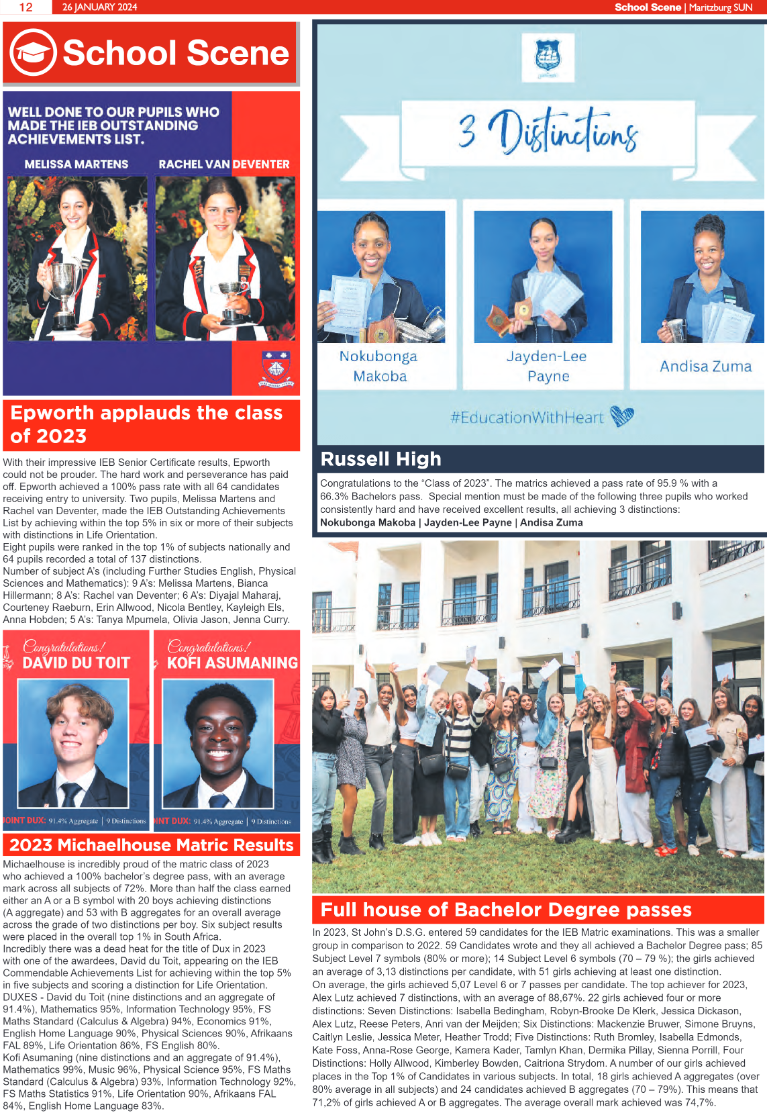 Maritzburg Sun 26/01/24 page 12