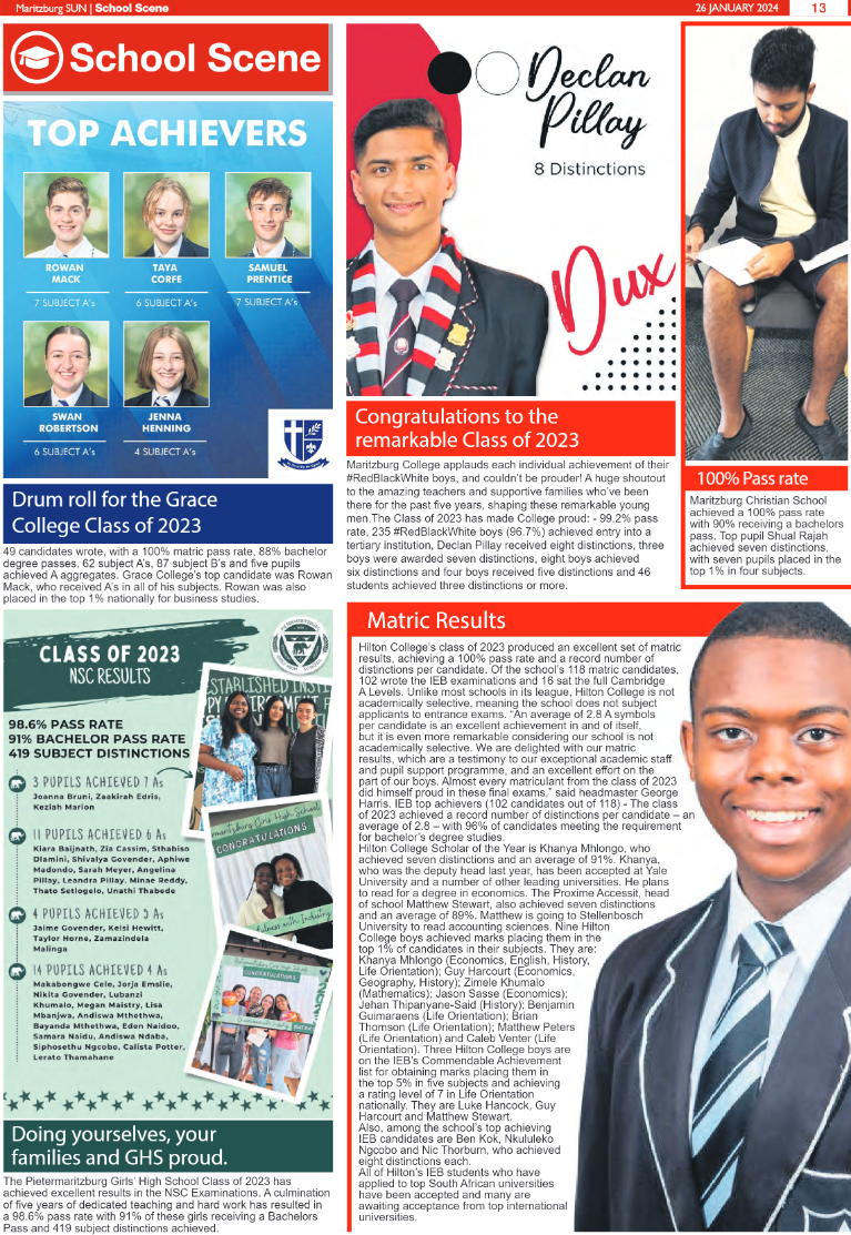 Maritzburg Sun 26/01/24 page 13