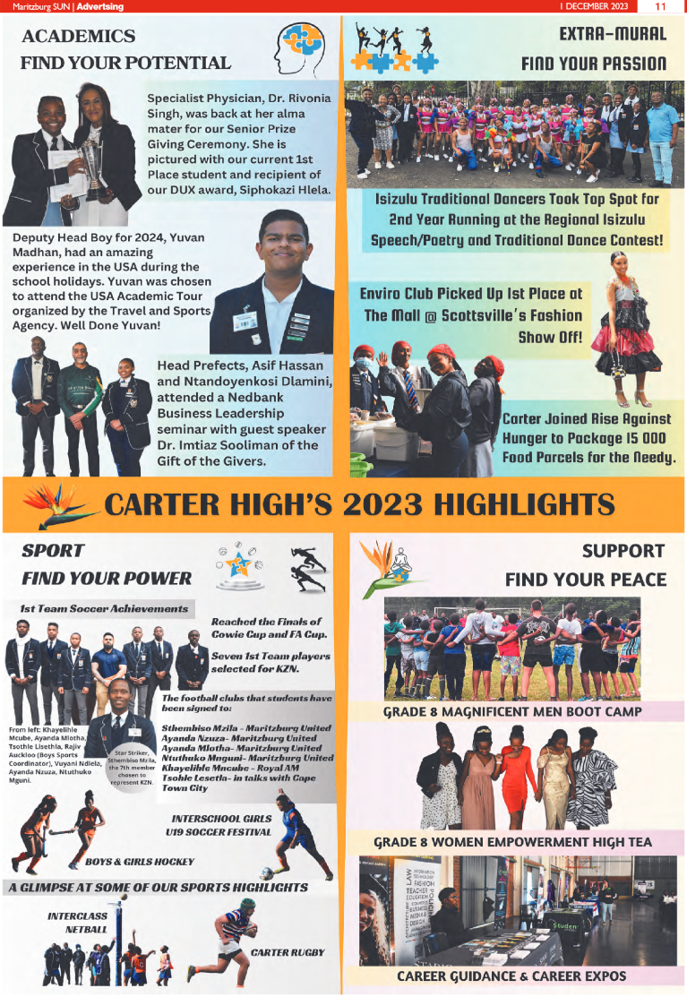 Maritzburg Sun 01/12/23 page 11