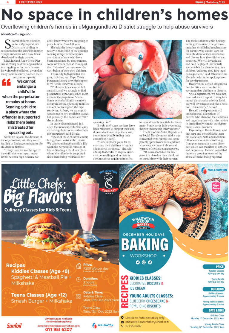 Maritzburg Sun 01/12/23 page 4