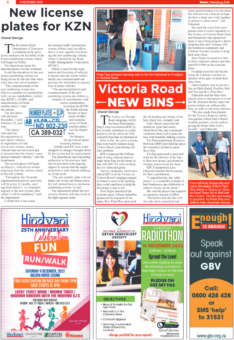 Maritzburg Sun 01/12/23 page 6