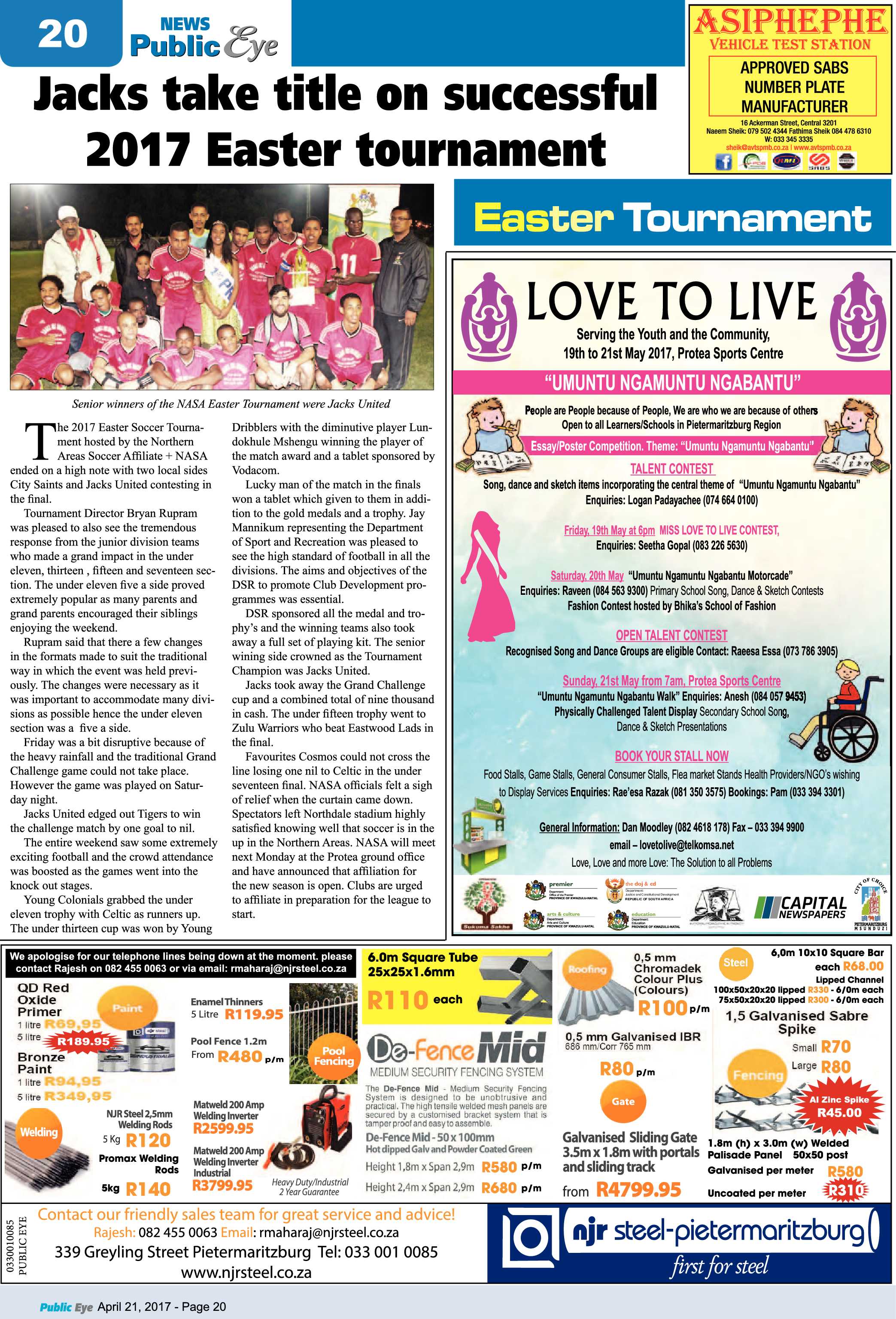 Public Eye 21 April 2017 page 20