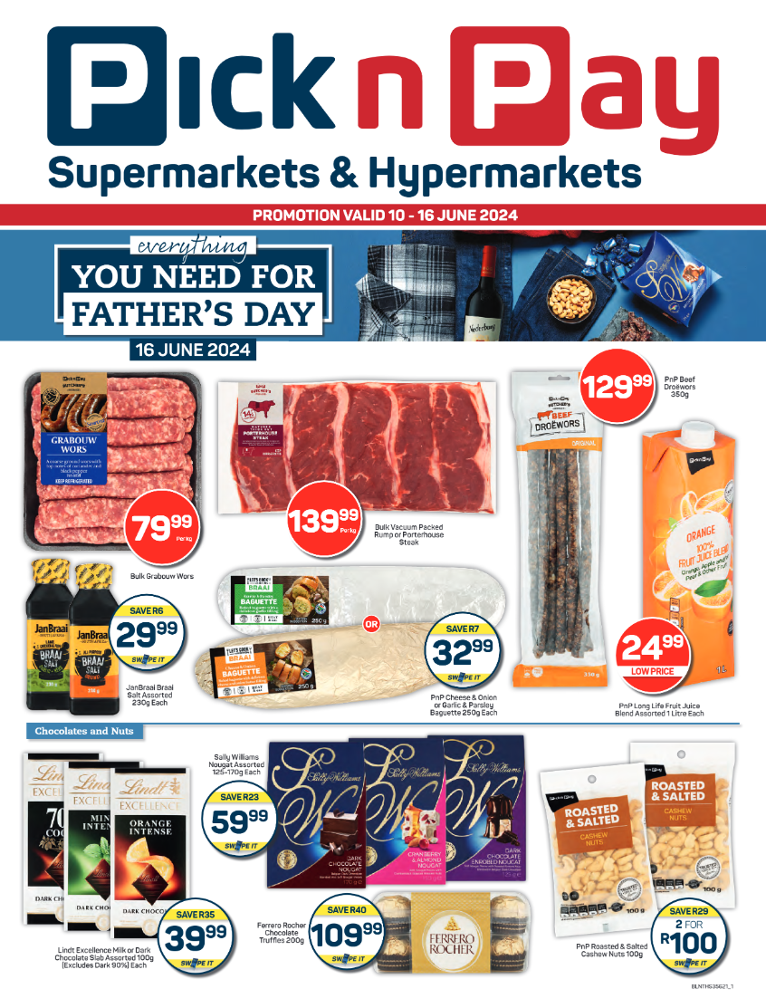 Pick n Pay Test page 1