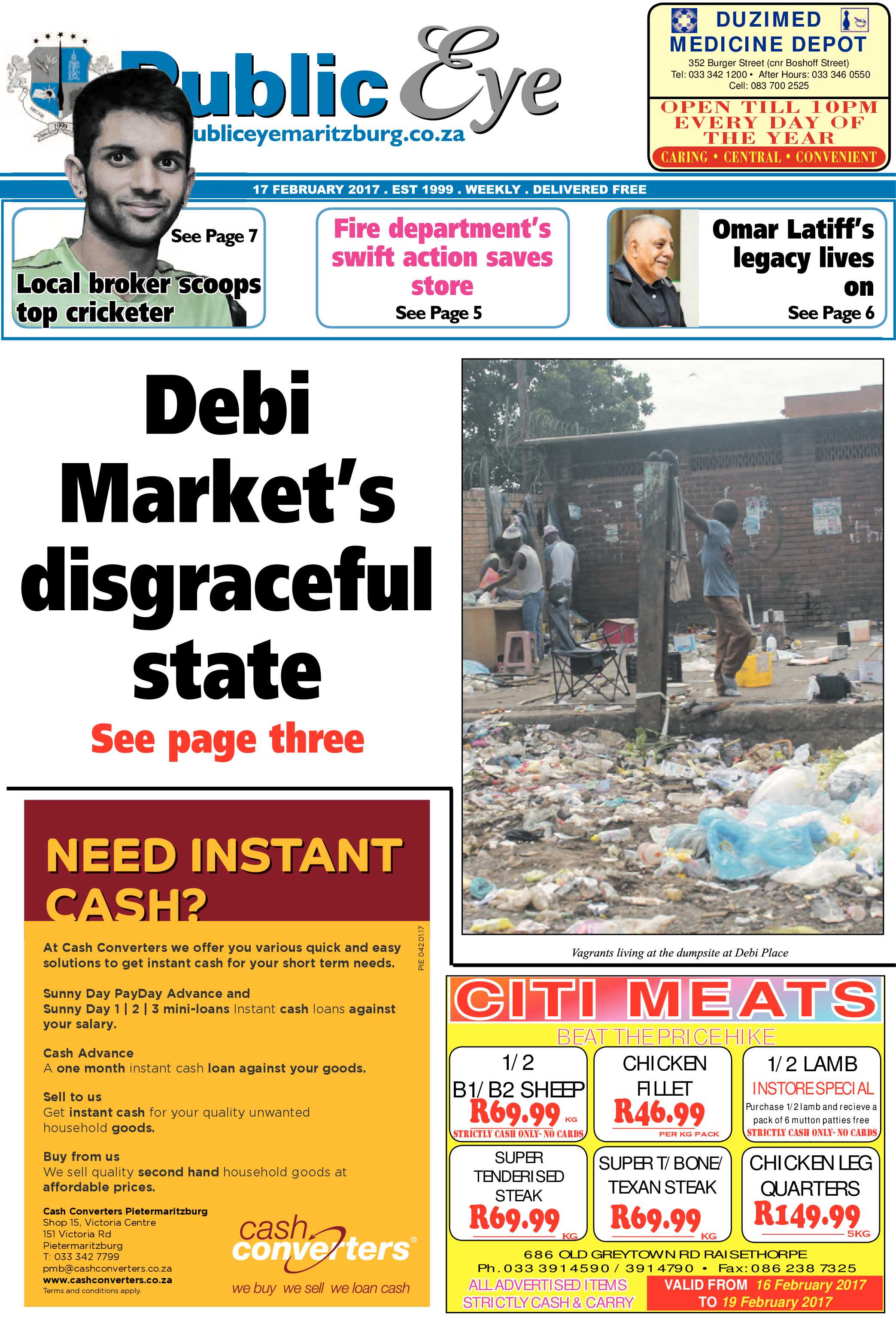 Public Eye 17 February 2017 page 1