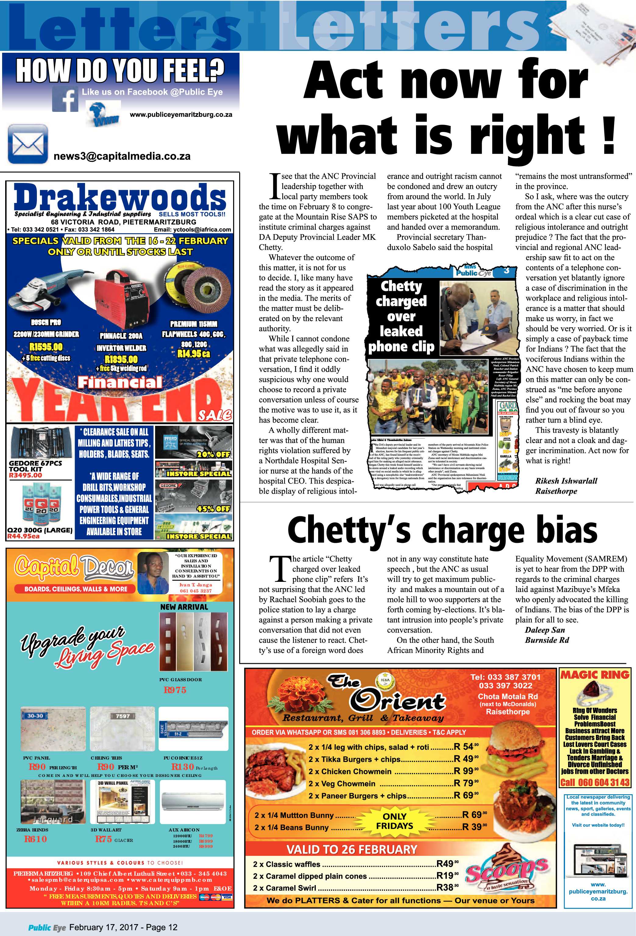 Public Eye 17 February 2017 page 12